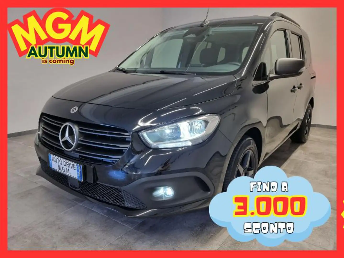 Mercedes-Benz Citan 1.5 112 CDI Tourer Long Noir - 1
