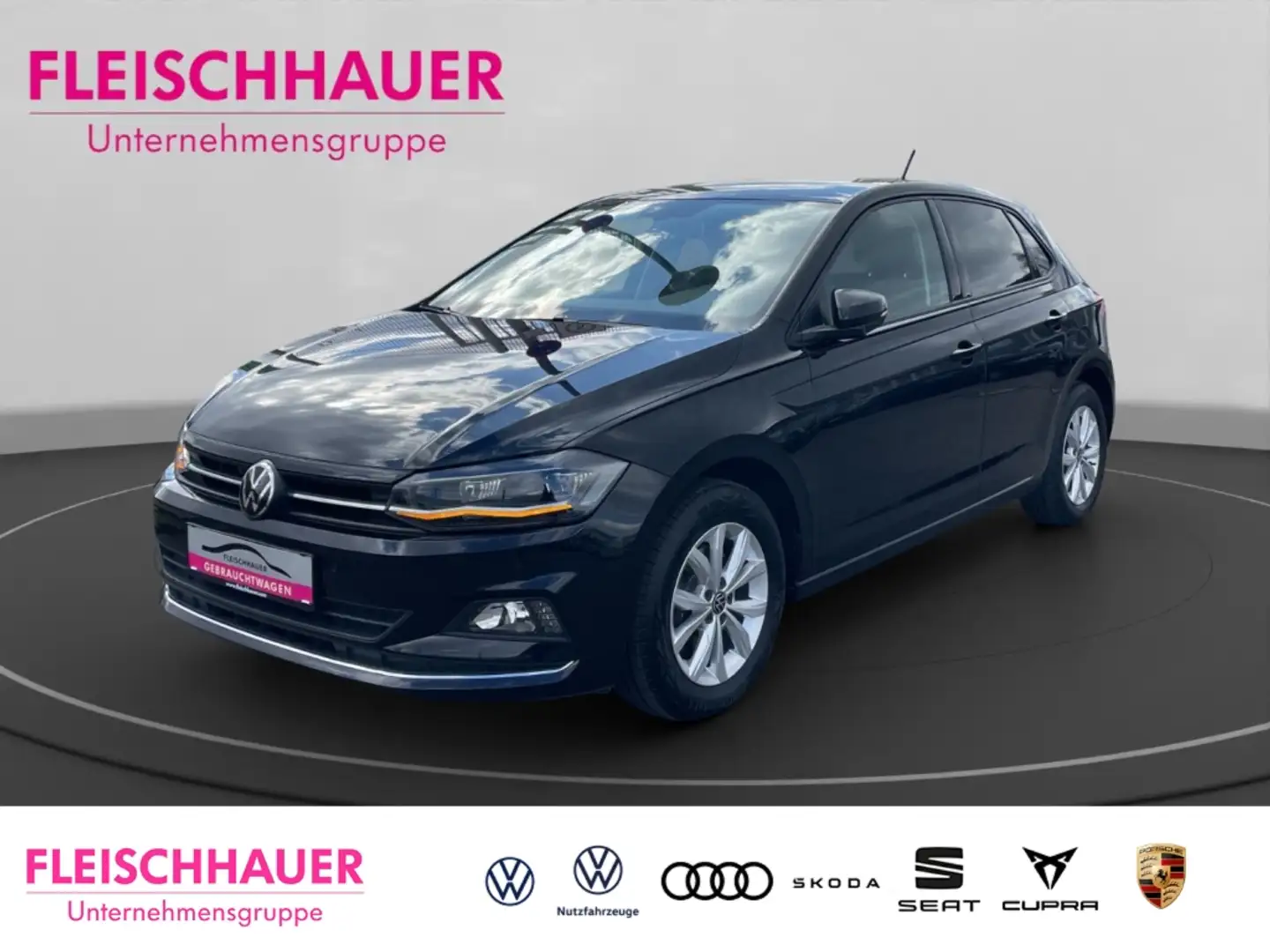 Volkswagen Polo VI Highline TSI DSG ACC Navi LED SHZ BlindSpot Cli Schwarz - 1
