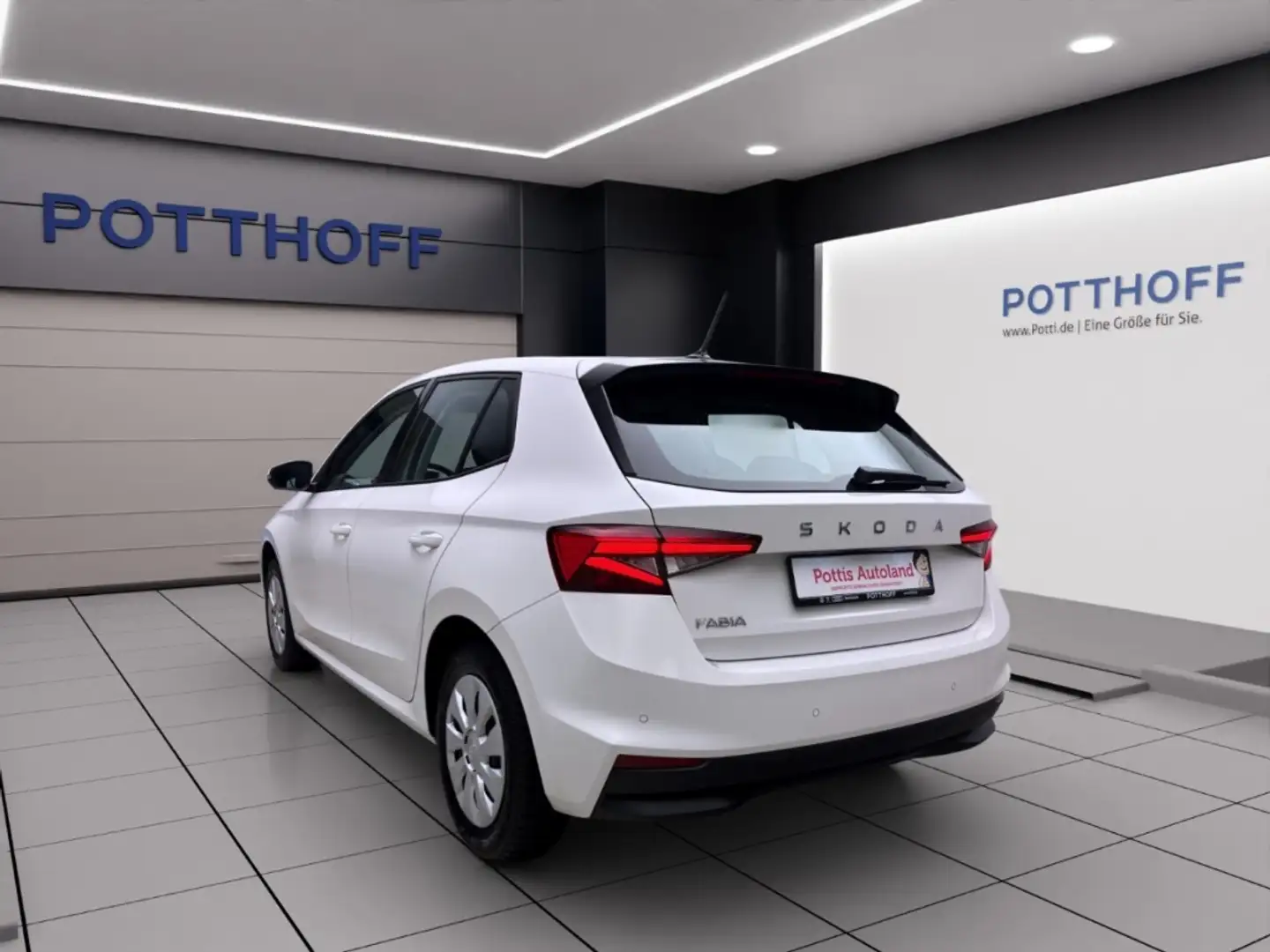 Skoda Fabia 1.0 TSI DSG SELECTION KLIMA PDC SITZHZG DAB+ Blanco - 2