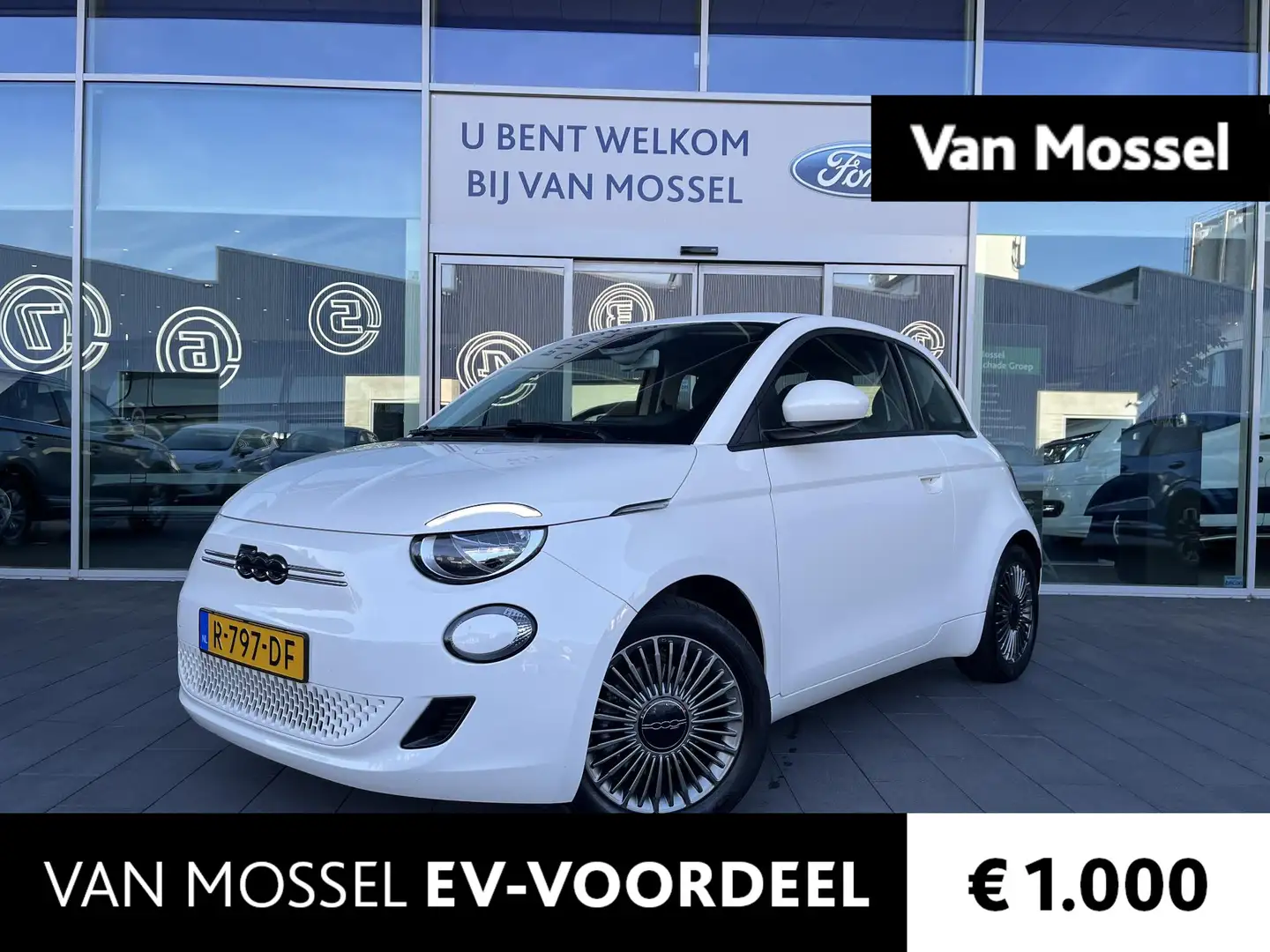 Fiat 500 Icon 42 kWh | Navigatie | Cruise Control | Lane-as Blanc - 1