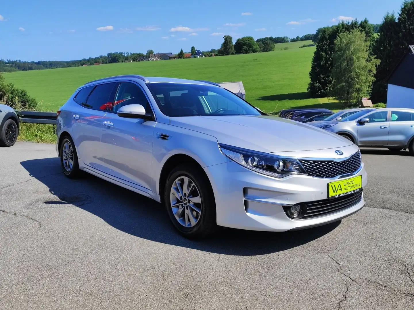 Kia Optima Kombi Vision 2.0 *AHK*SH*SPURHALTE* Argent - 1