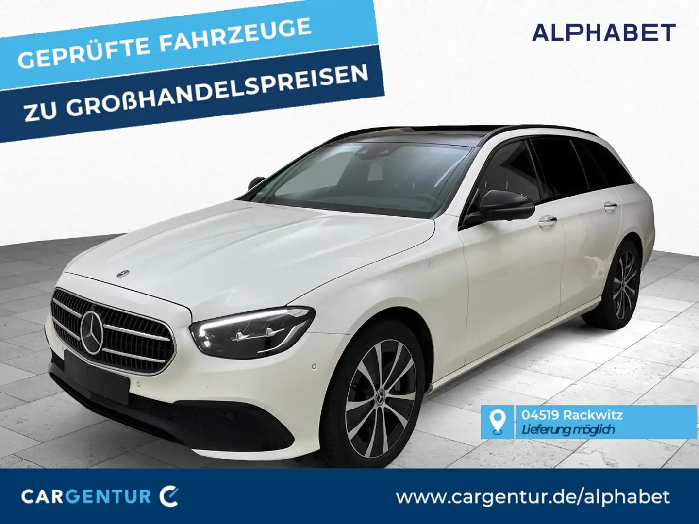 Mercedes-Benz E 300 T de Avantgarde AHK 360° Wide Luft Pano Weiß - 1