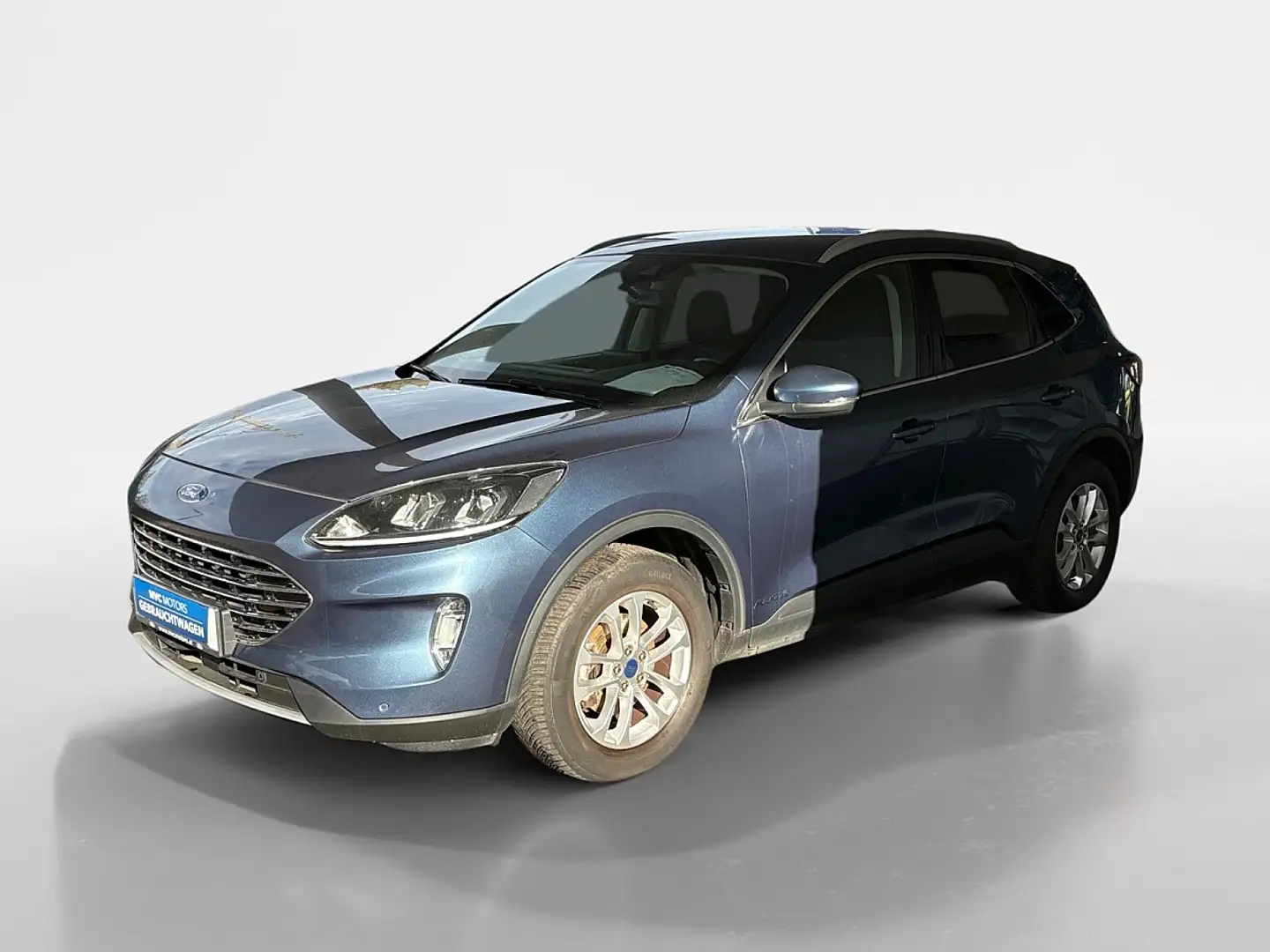 Ford Kuga 2,0 EcoBlue Hybrid Titanium Blau - 1