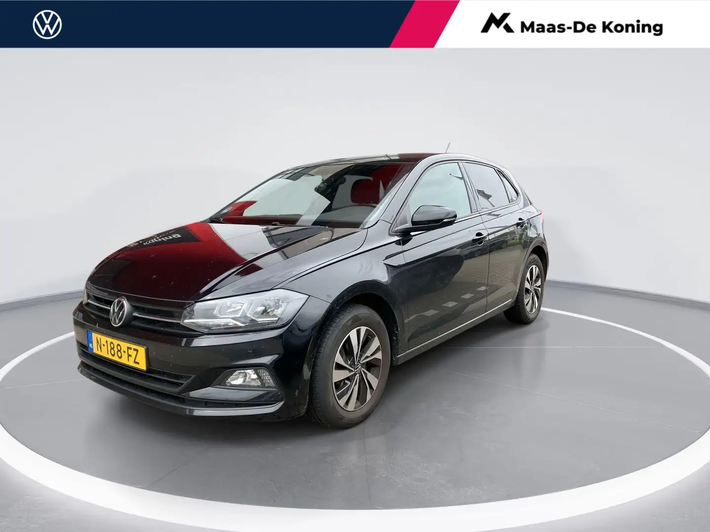 Volkswagen Polo 1.0 TSI 95pk Comfortline · Camera · ACC · Active I Zwart - 1