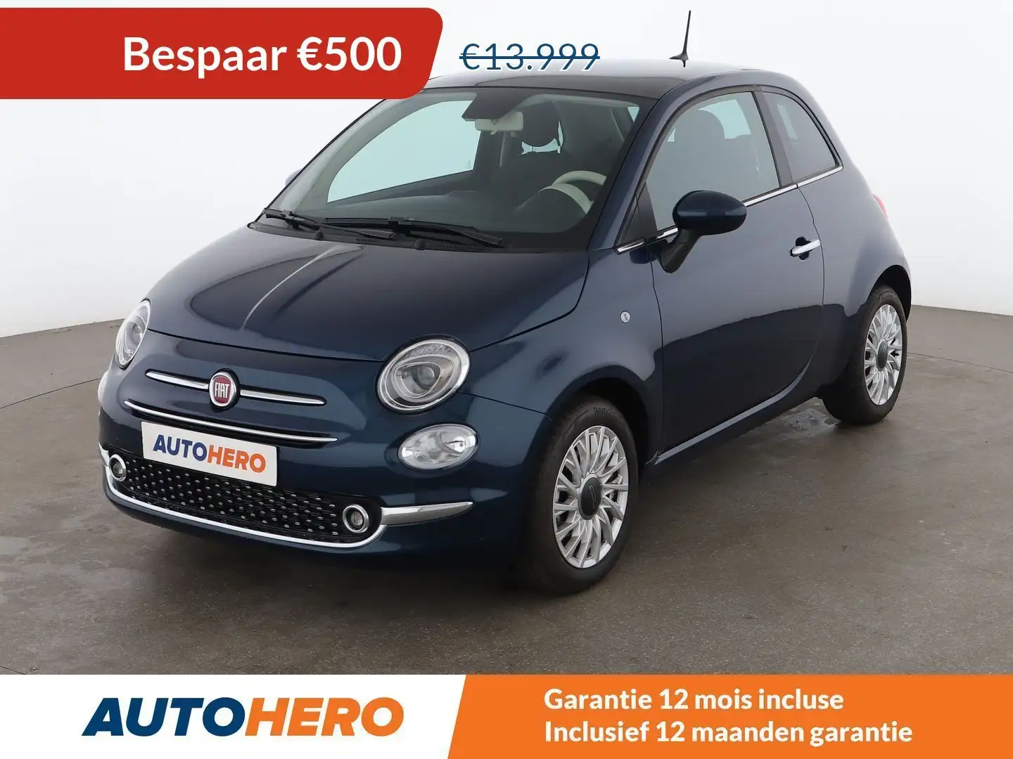 Fiat 500 1.0 Mild-Hybrid Dolcevita Bleu - 1