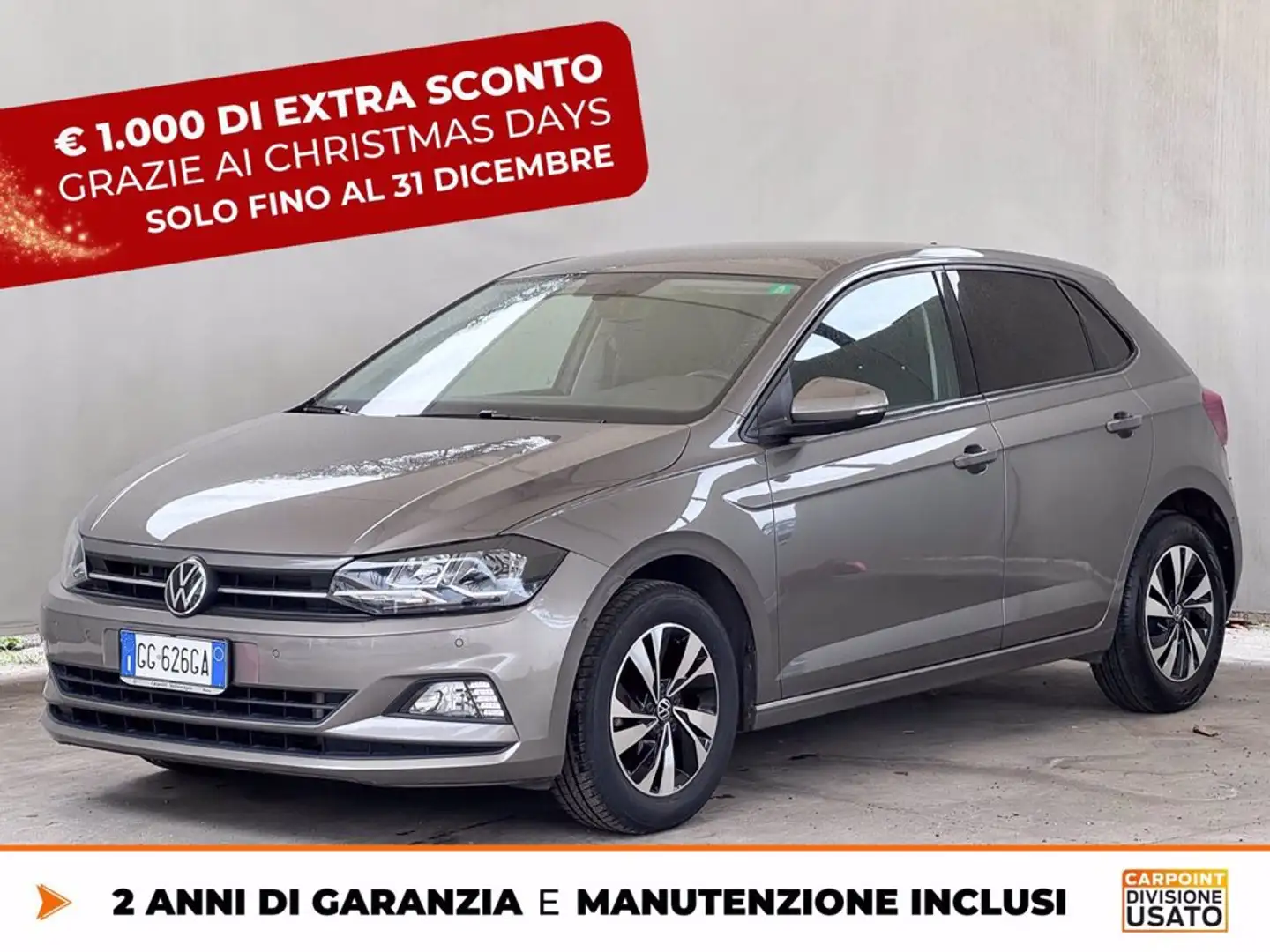 Volkswagen Polo 5p 1.0 tsi comfortline 95cv dsg Grigio - 1
