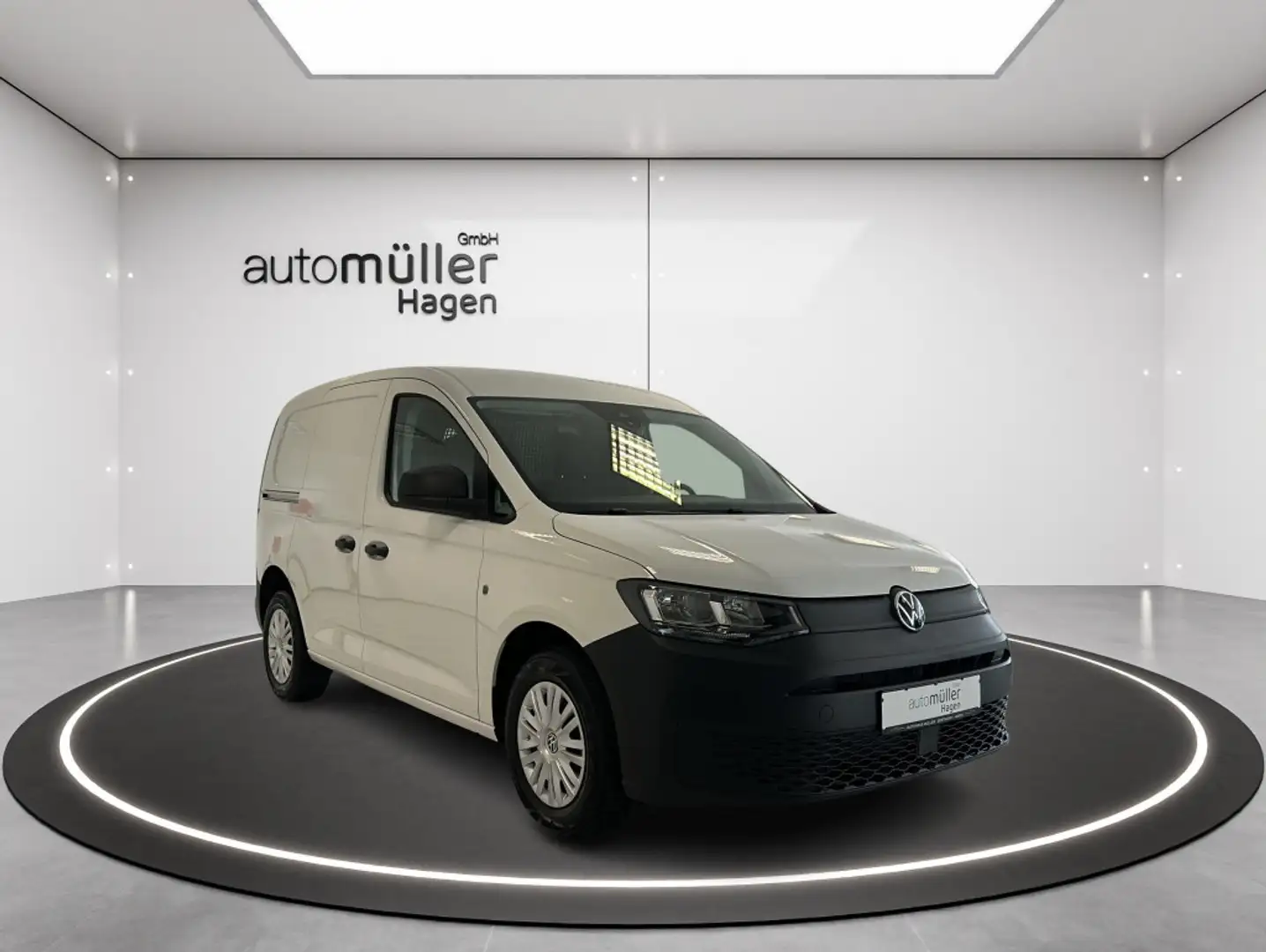 Volkswagen Caddy Flügeltüren AHK Klima PDC Tempomat Freispr Weiß - 1