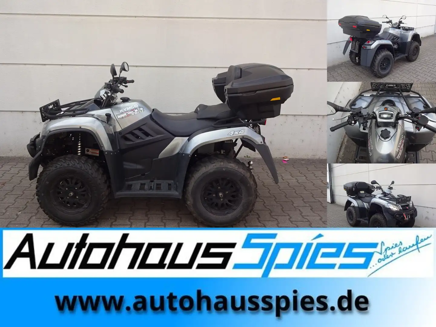 Kymco Maxxer 450i 4x4 LoF  INKL. HECKKOFFER Silber - 1