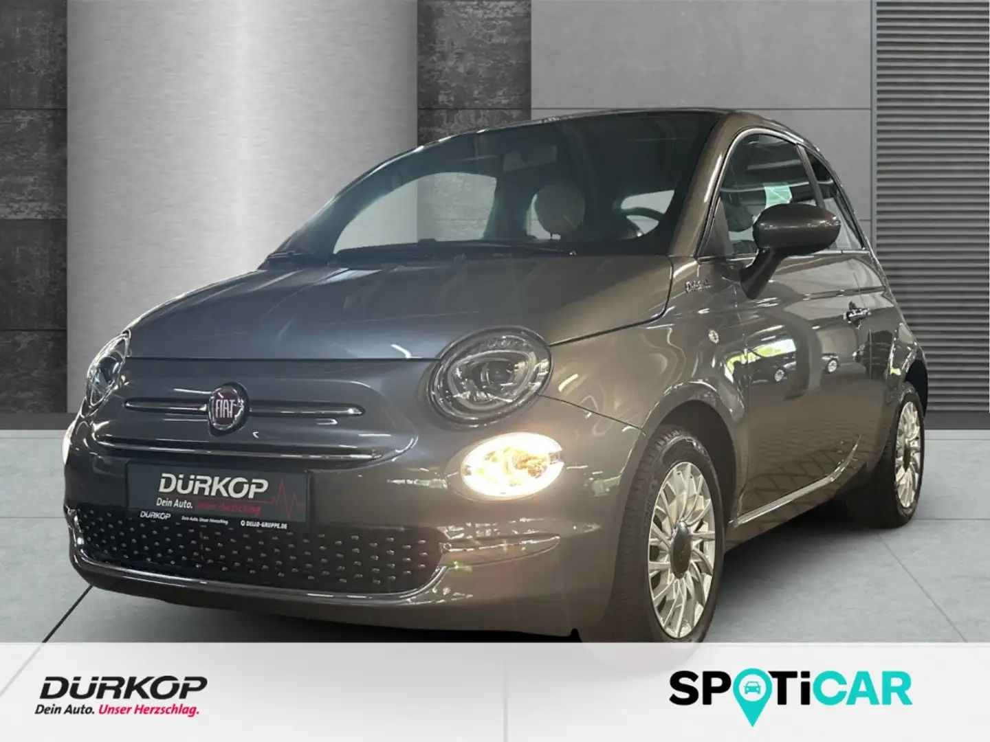 Fiat 500 1.0 Mild Hybrid Dolcevita Panodach PDC Grau - 1