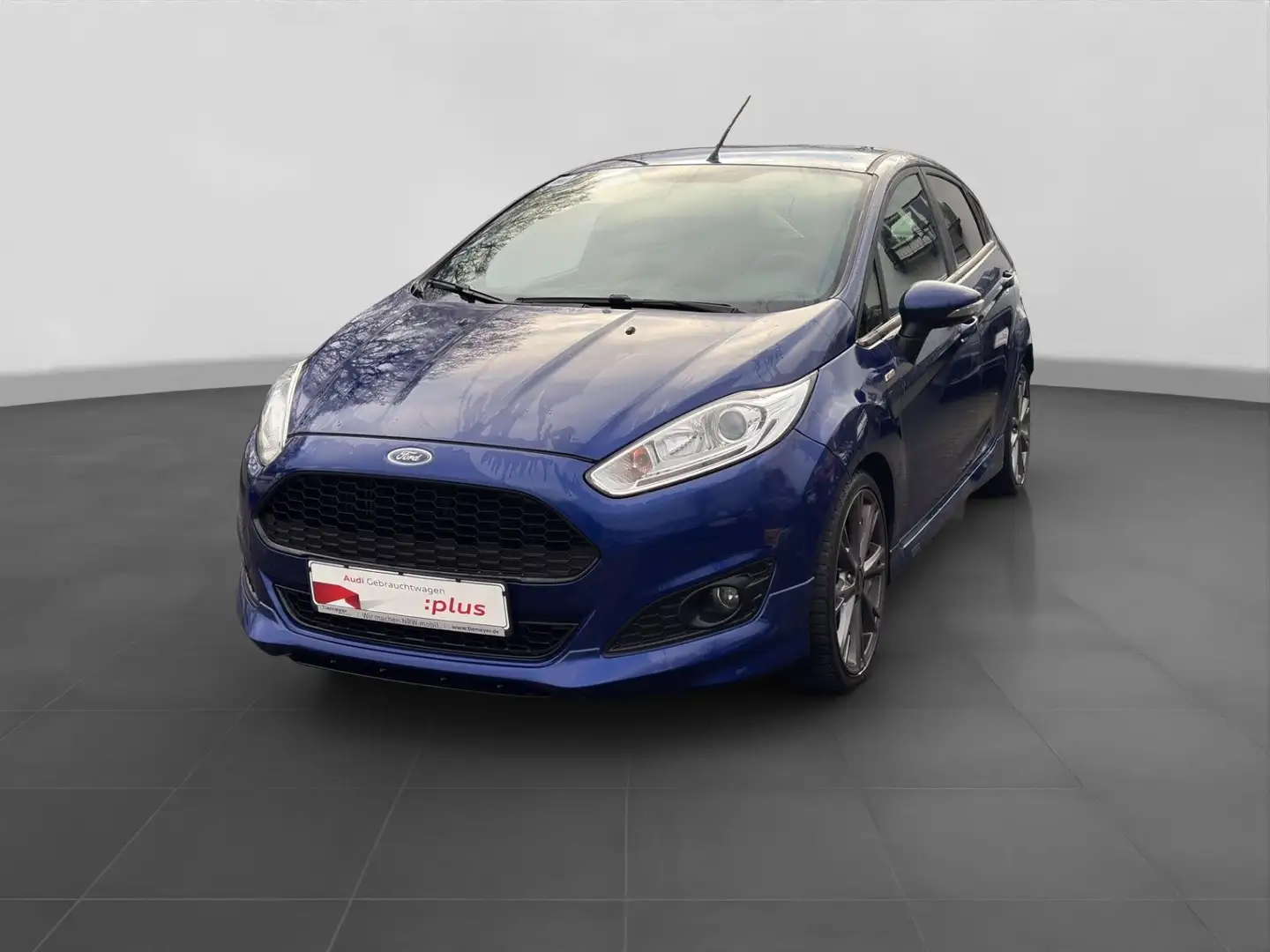 Ford Fiesta 1.0 EcoBoost ST-LINE LM17 SITZHZG KLIMA Blauw - 2