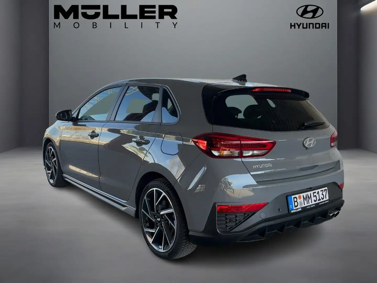 Hyundai i30 1.5 T-GDI N Line +ALARM+KAMERA+NAVI+ Gris - 2