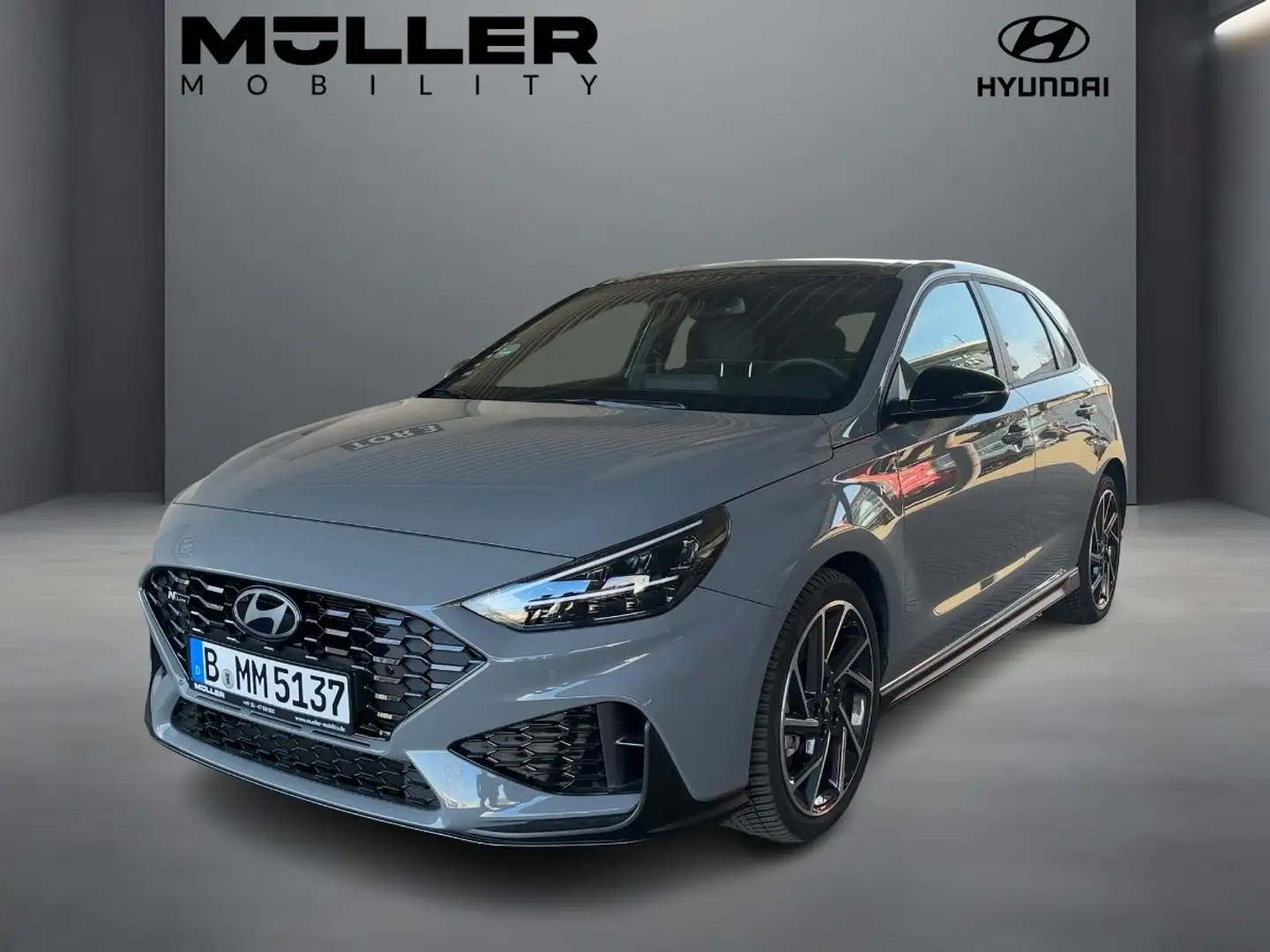 Hyundai i30 1.5 T-GDI N Line +ALARM+KAMERA+NAVI+ Gris - 1