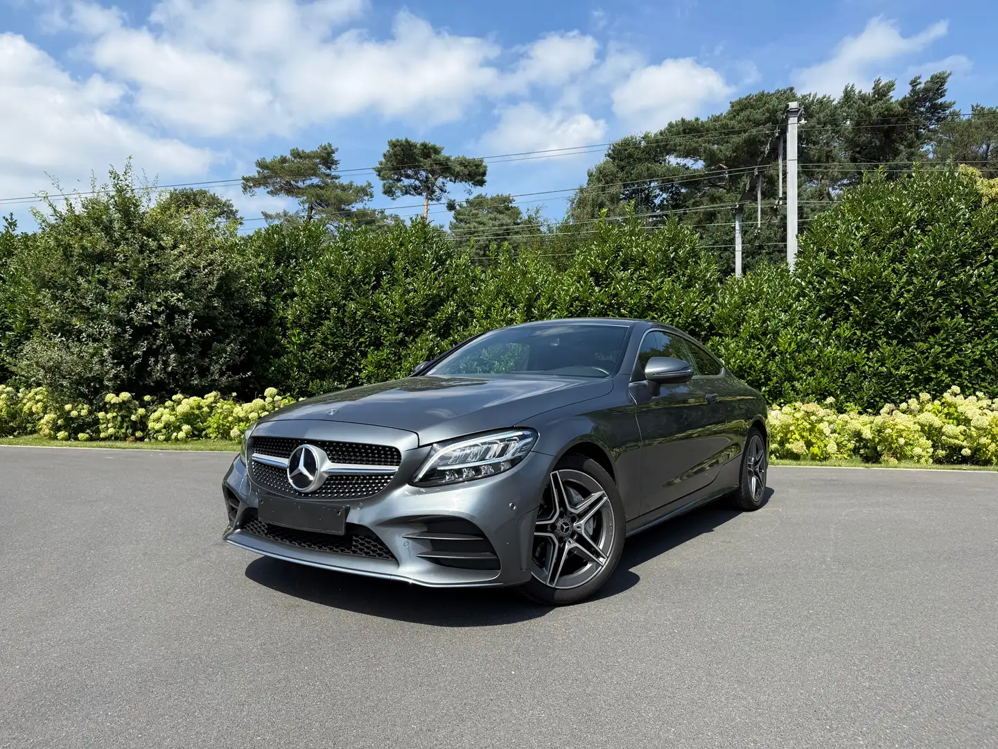 Mercedes-Benz C 180 COUPE AMG PACK Gris - 1