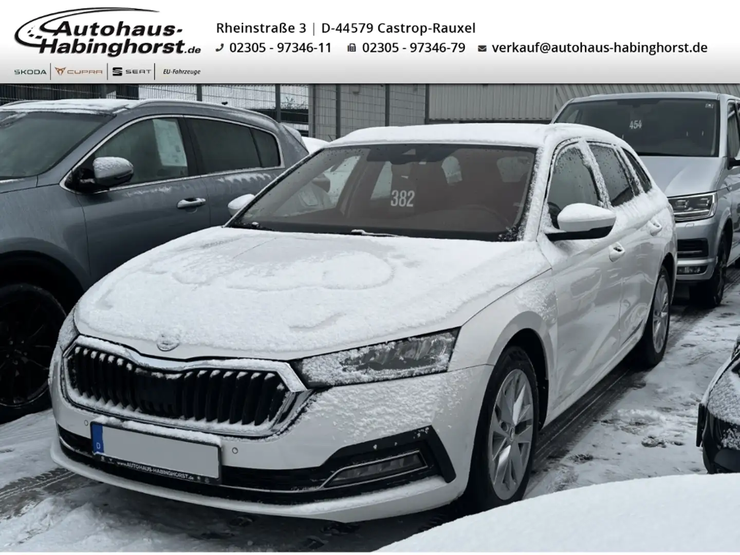 Skoda Octavia Combi IV 2.0 TDI DSG Style Kessy Memory SmartLink Weiß - 1