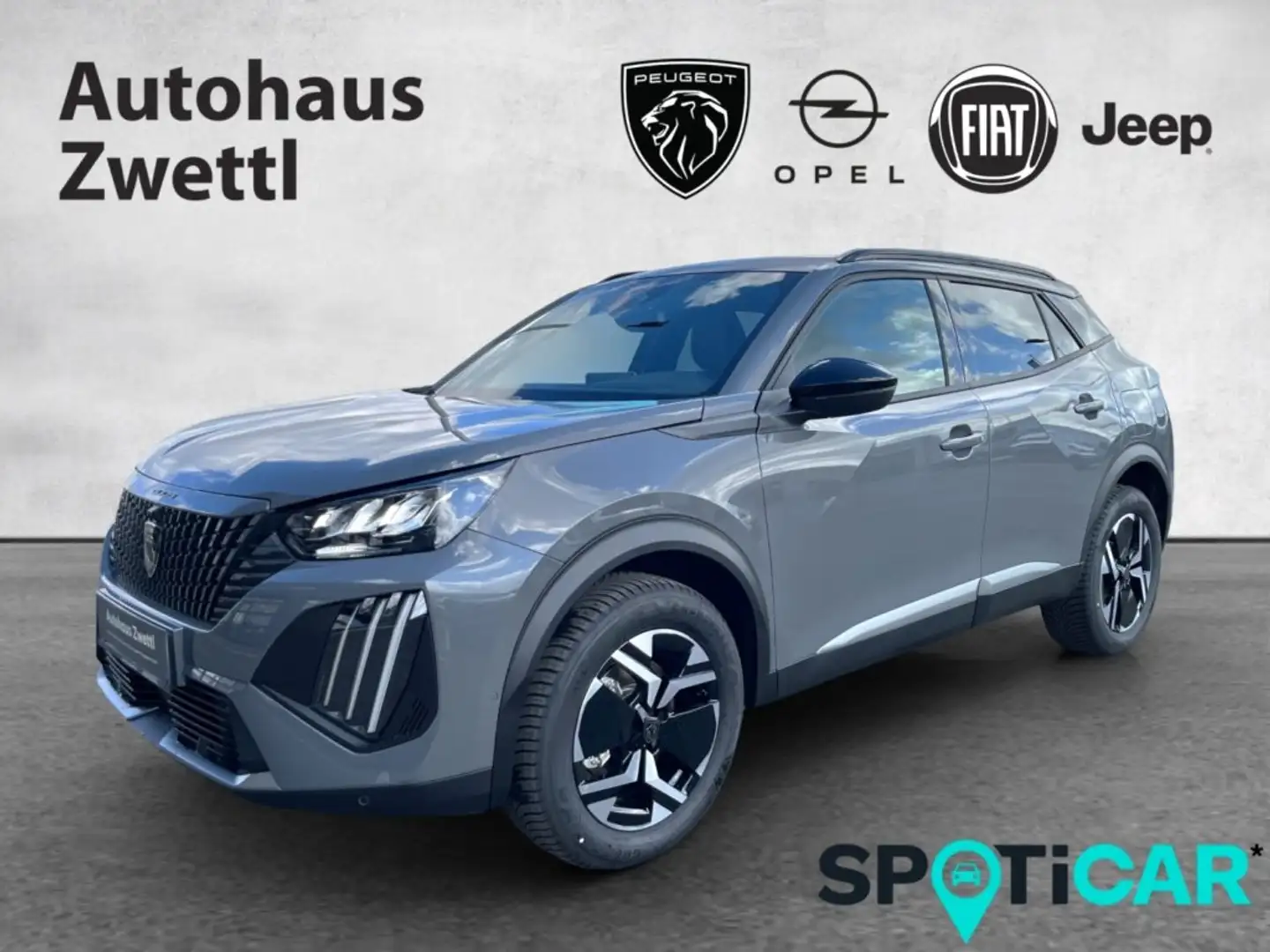 Peugeot 2008 ALLURE Hybrid 145 e-DCS6 Grau - 1