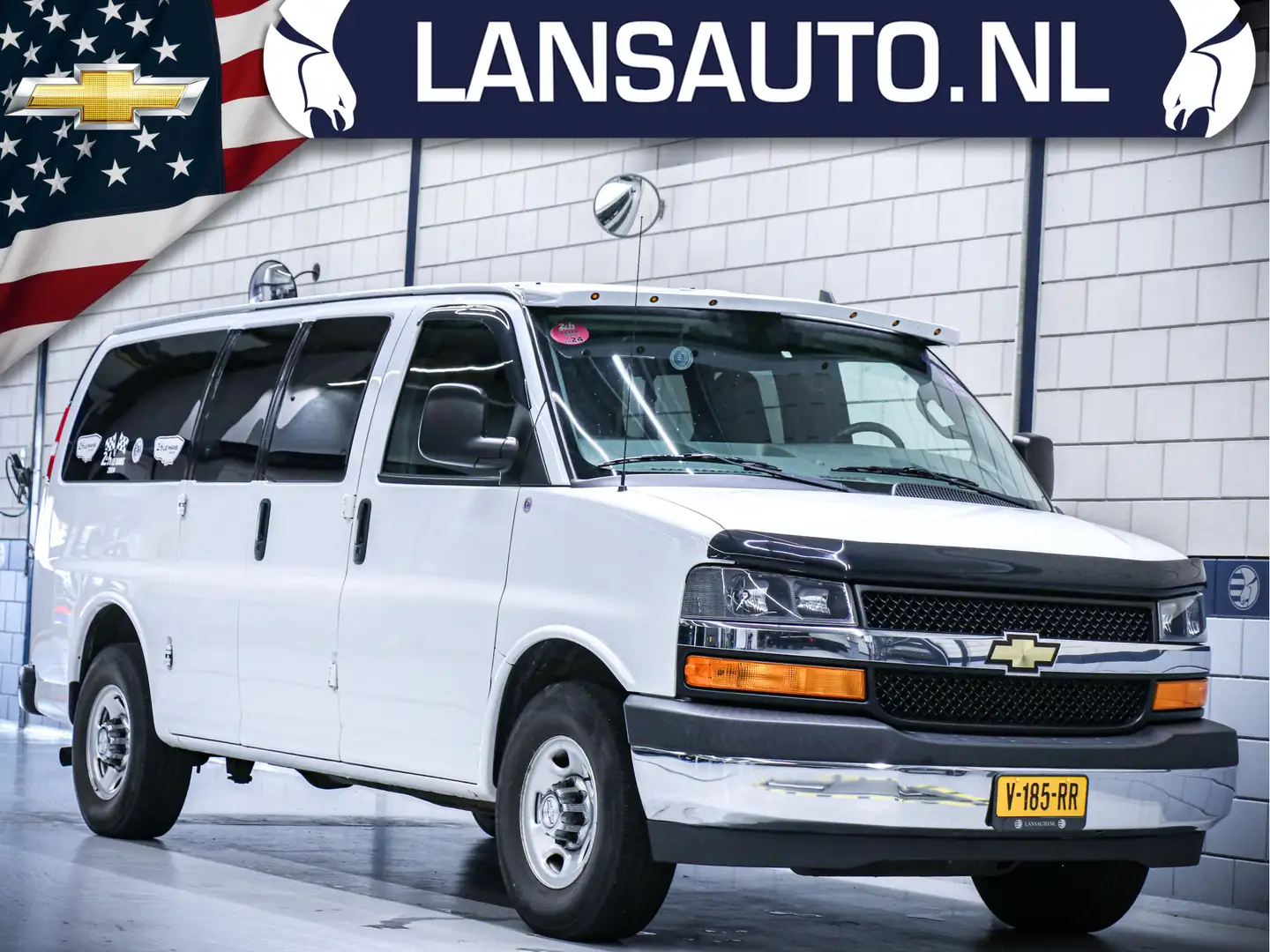 Chevrolet Chevy Van | 6.0L V8 Dubbelcabine | Euro 6 | Gunstige Bijtell Wit - 1