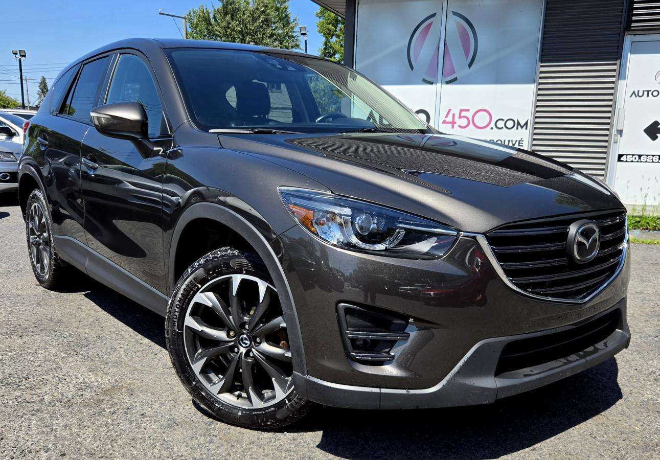 2016 Mazda CX-5 GT FREINS NEUFS AWD CUIR NAV TOIT BAS KILO EXTRA C