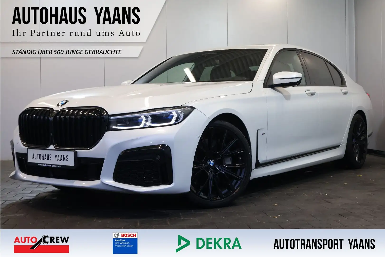 BMW 740 d M Sport xDrive LUFT+HUD+SOFT+360°+20"+AHK Blanc - 1