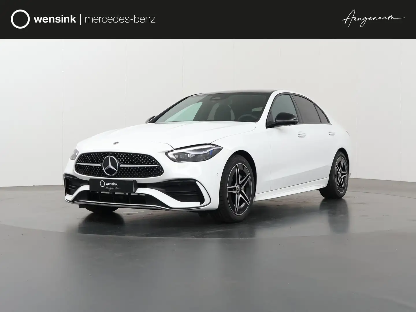 Mercedes-Benz C 180 Business Solution AMG | Premium Plus | Trekhaak | Wit - 1