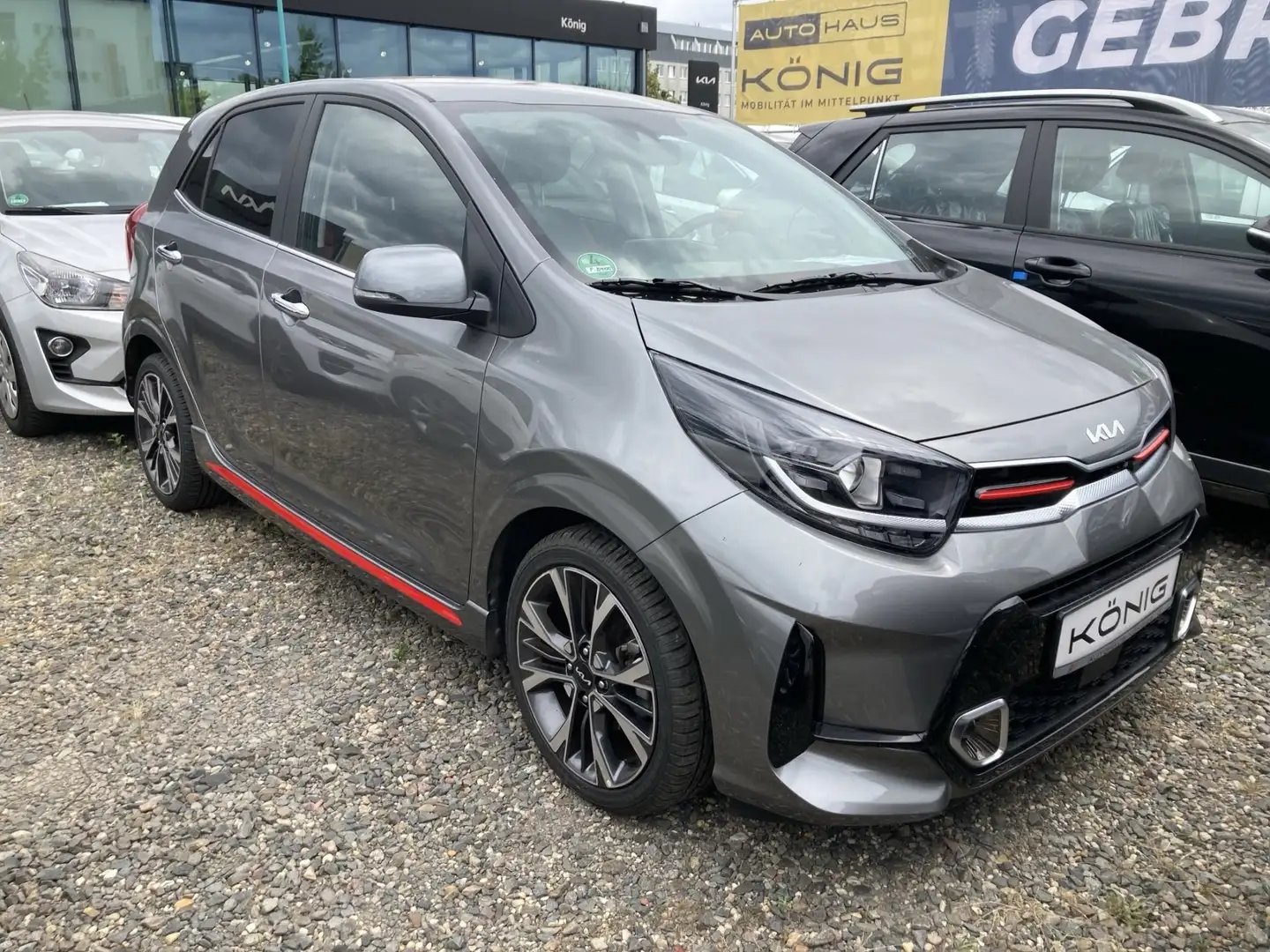 Kia Picanto 1.0T GT Line Navigation Klimaautomatik Grigio - 1