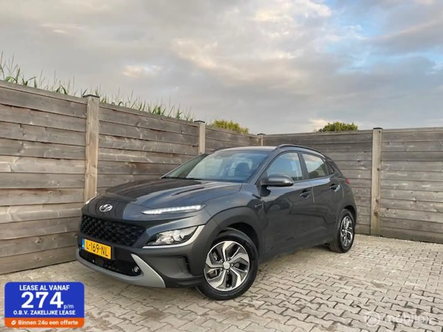 Hyundai KONA 1.6 GDI HEV Comfort Smart Hybrid Gris - 1