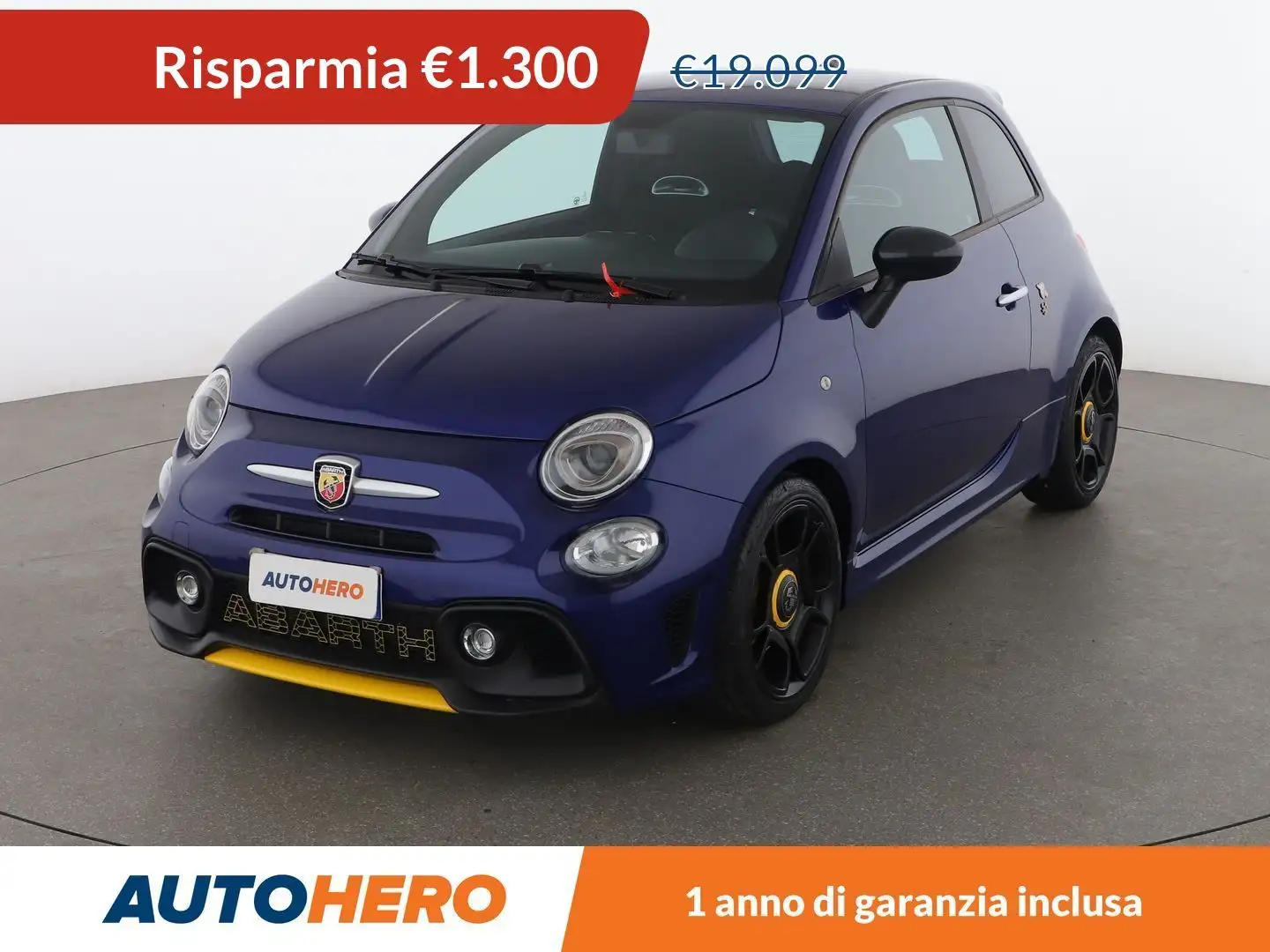 Abarth 595 1.4 Pista 160 CV Blauw - 1