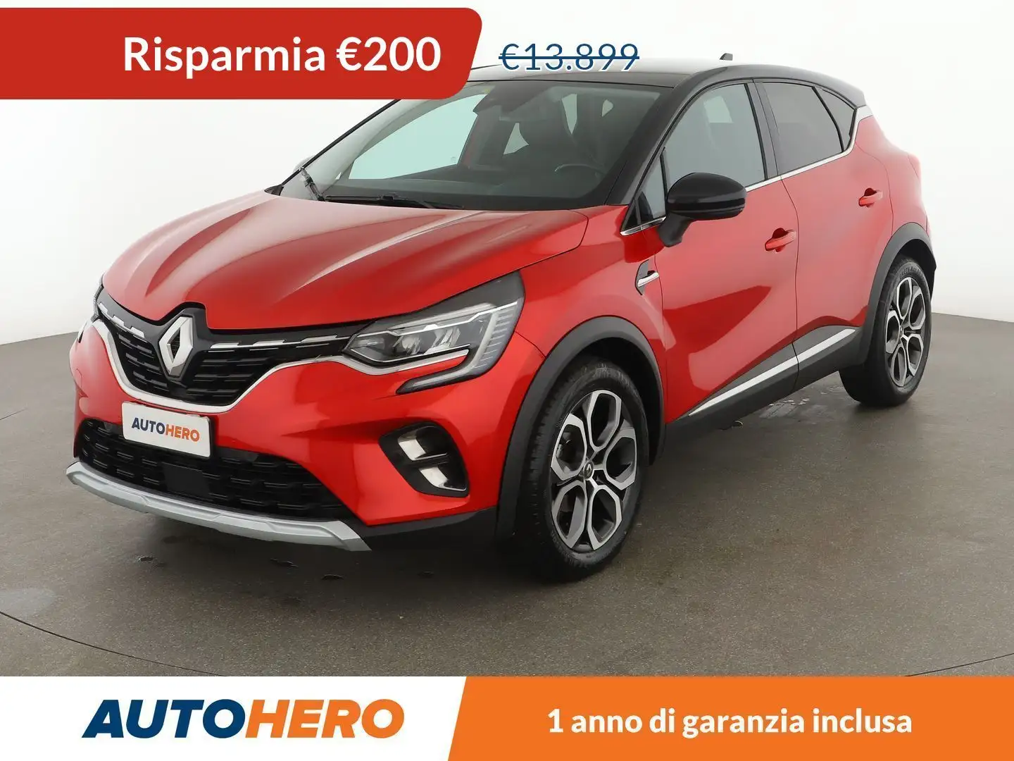 Renault Captur 1.3 TCe Intens 130 CV Rosso - 1