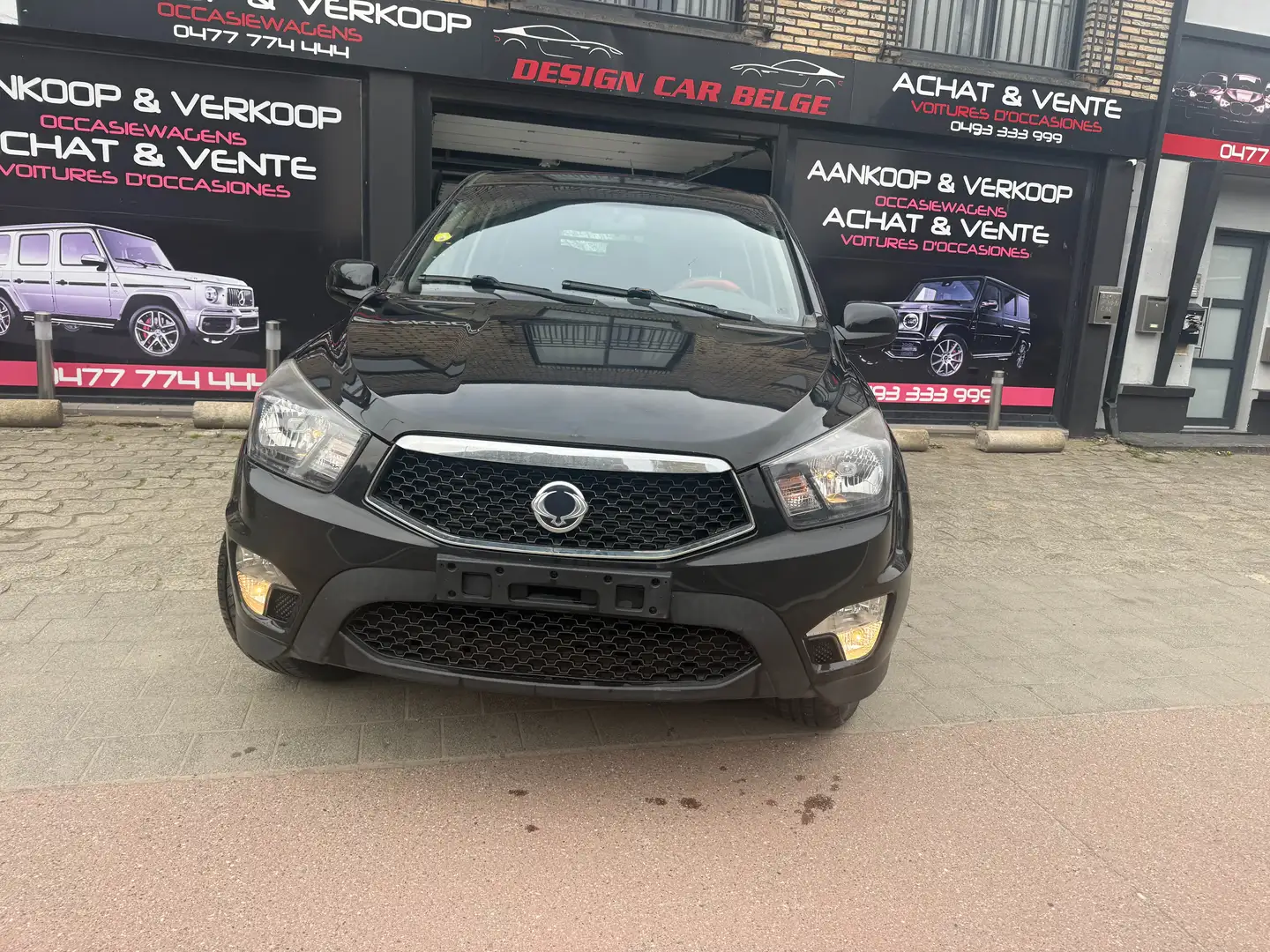 SsangYong Actyon Sport 4x4 2.0CDI Mercedes *1er Main*Taxe Utilitaire* Schwarz - 2