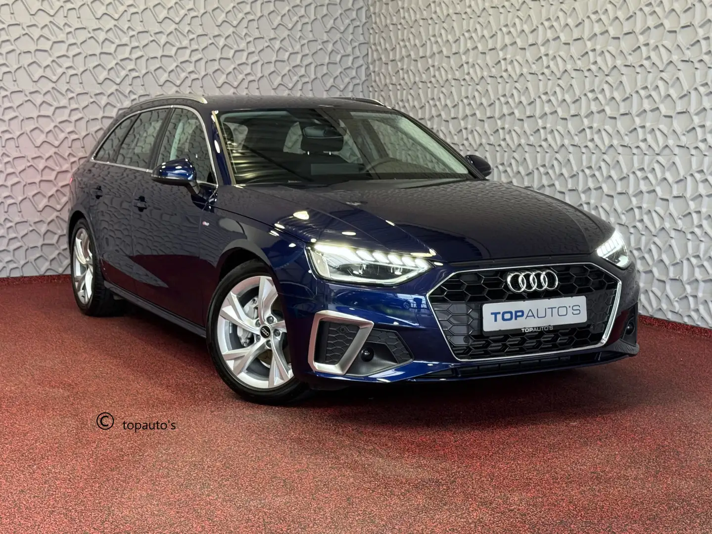 Audi A4 Avant 40 TFSI 204PK S-LINE EDITION LED NAVI VIR.CO Bleu - 1