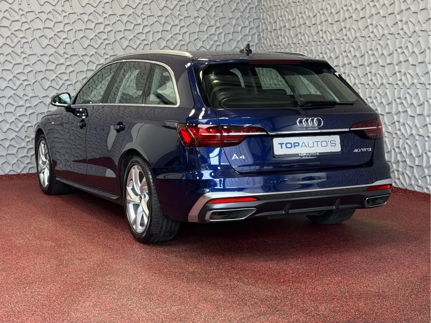 Audi A4 Avant 40 TFSI 204PK S-LINE EDITION LED NAVI VIR.CO Bleu - 2
