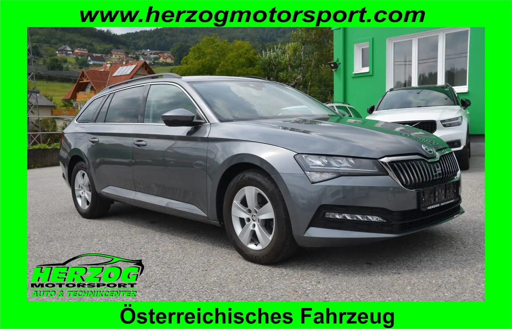 Skoda Superb Superb Kombi 2,0 TDI DSG LED VIRTUAL NAVI 1.Besitz Grau - 1