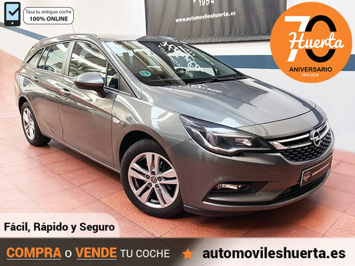 Opel Astra 1.4T Selective 125 Gris - 1