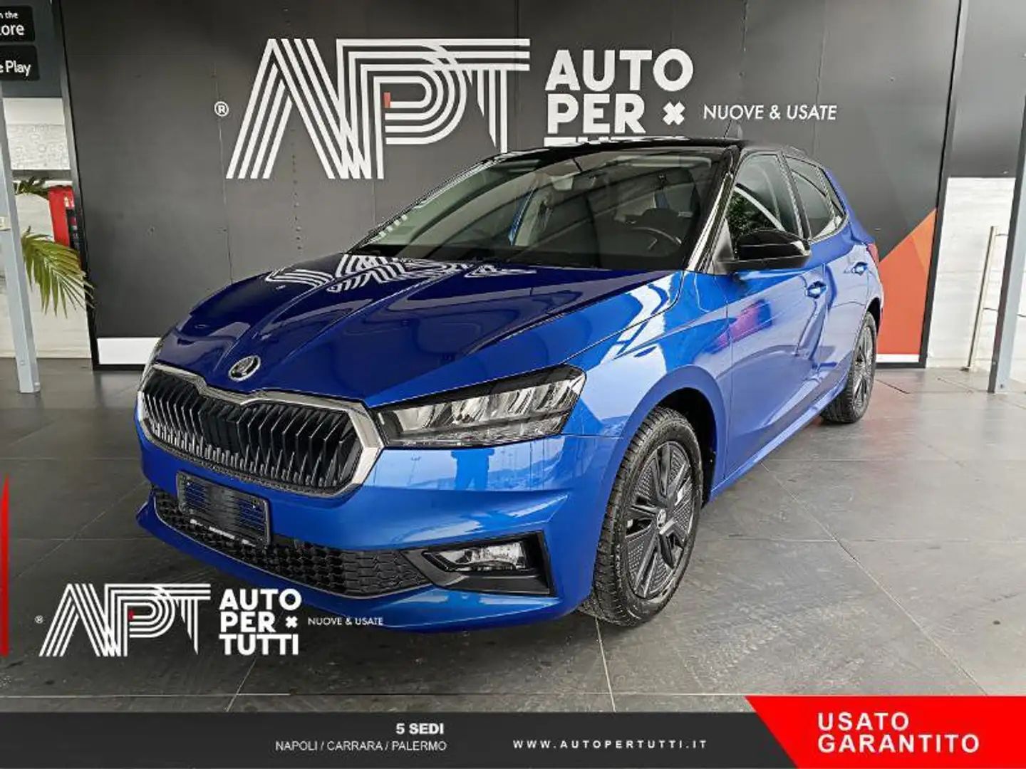 Skoda Fabia Fabia 1.0 mpi evo Style 80cv Bleu - 1