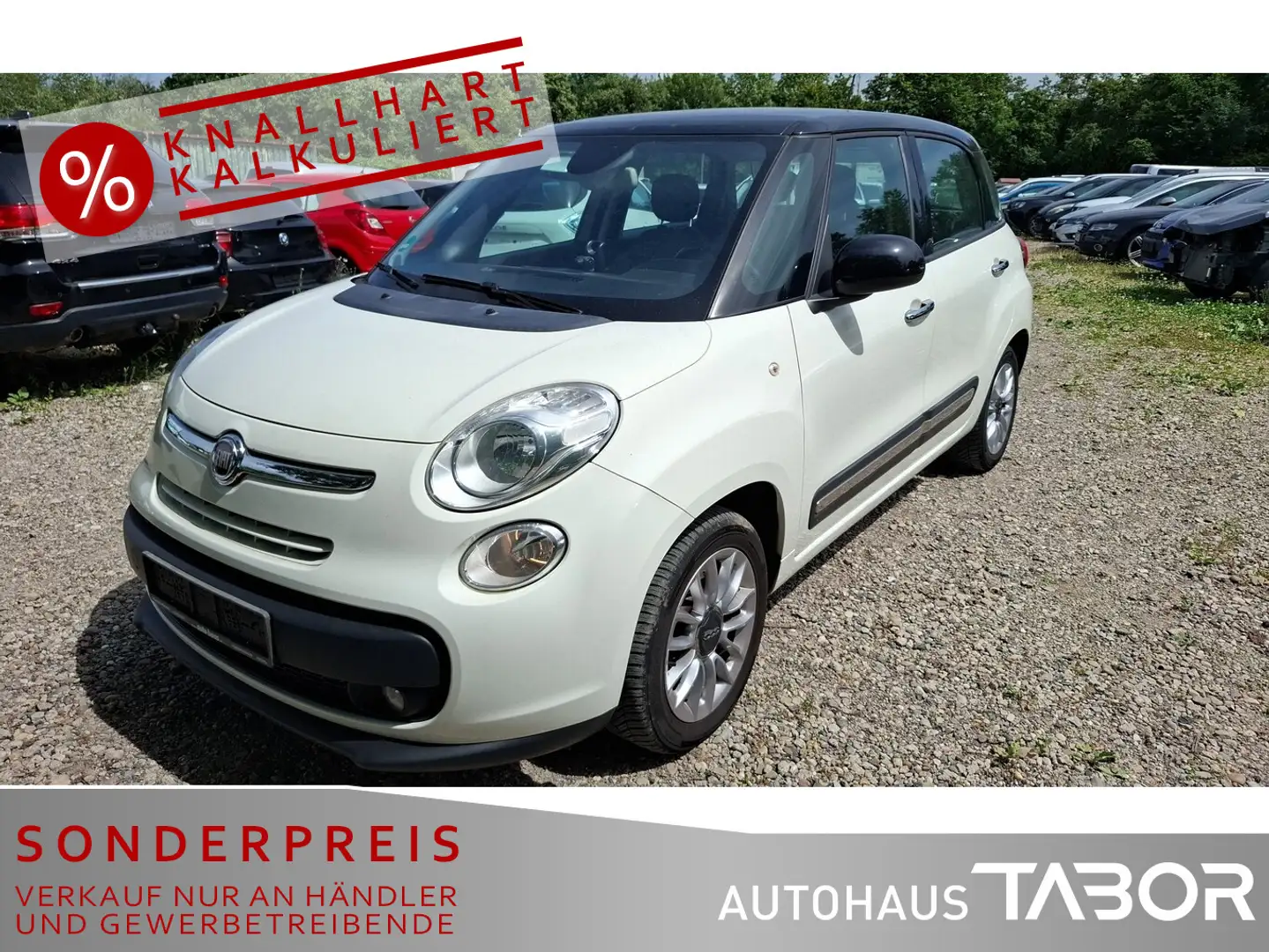 Fiat 500L 1.4 16V Lounge Pano Klimaaut. LM PDC GRA Bianco - 1