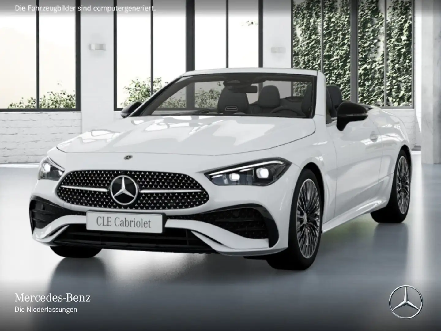 Mercedes-Benz CLE 200 AMG+NIGHT+360+BURMESTER+TOTW+KEYLESS+9G Weiß - 2