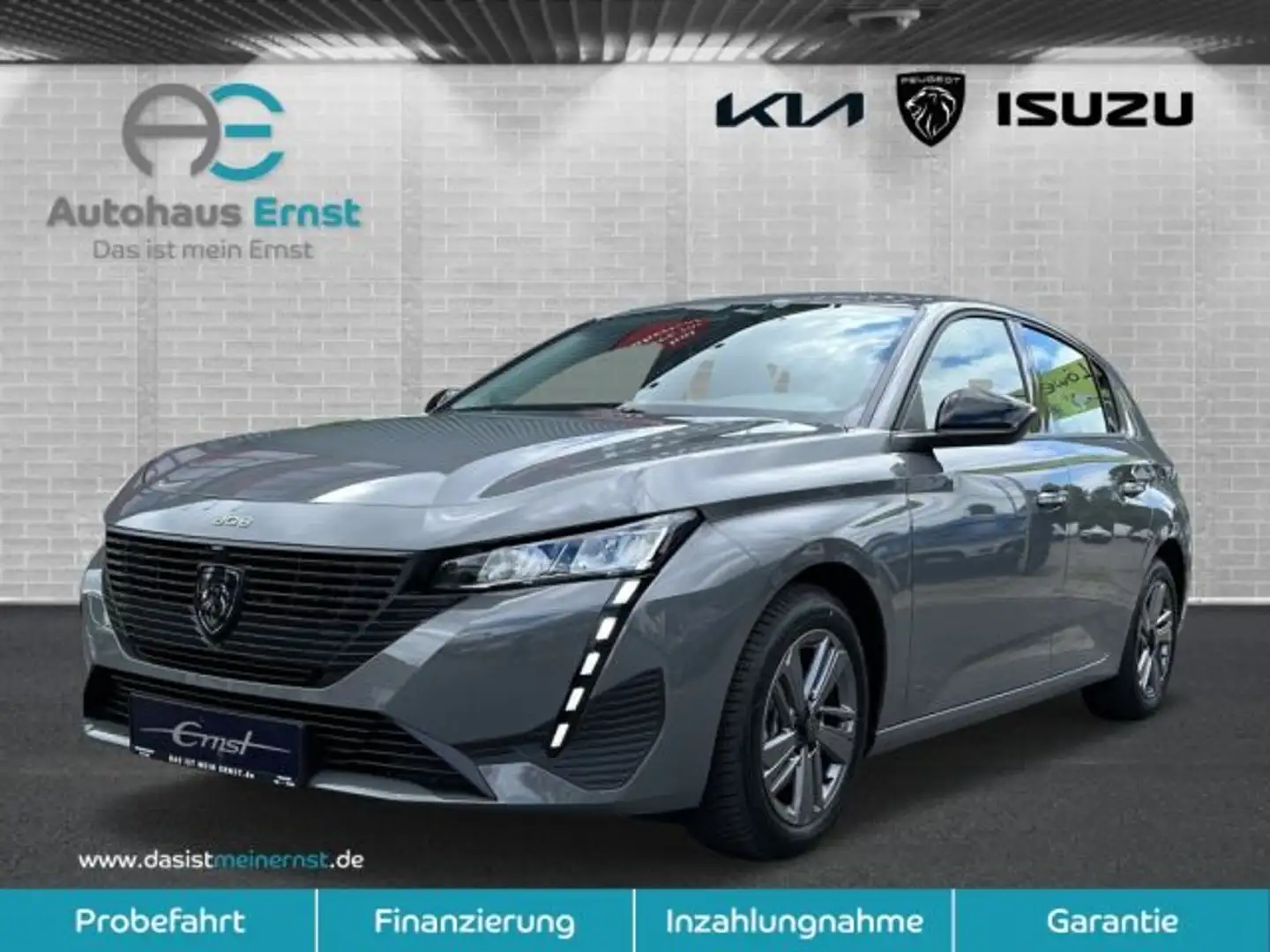 Peugeot 308 Hybrid 136 e-DSC6 Active Pack Grau - 1