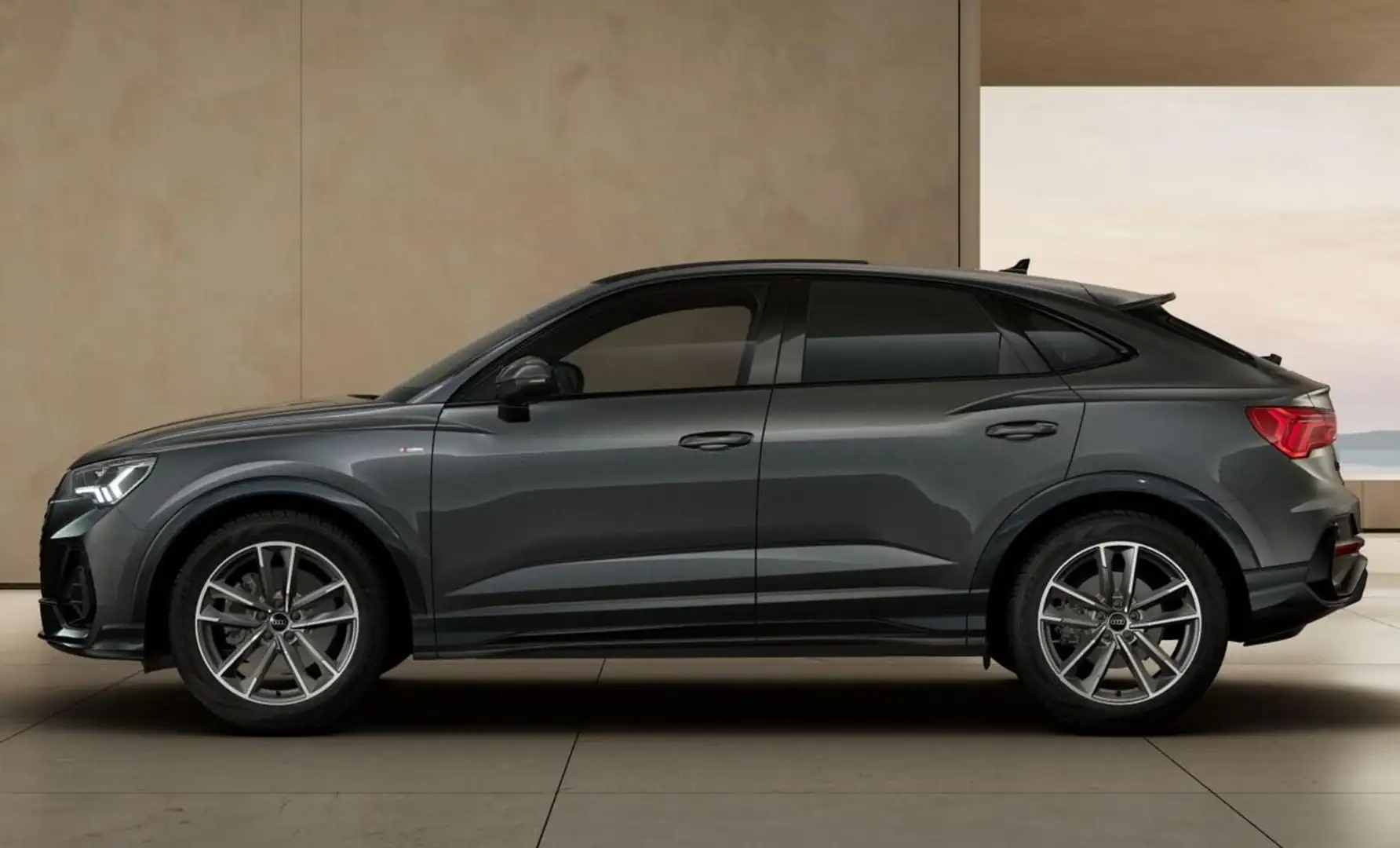 Audi Q3 Sportback S line 40TDI quattro 2xS Nav 19Z Pano... Grau - 2