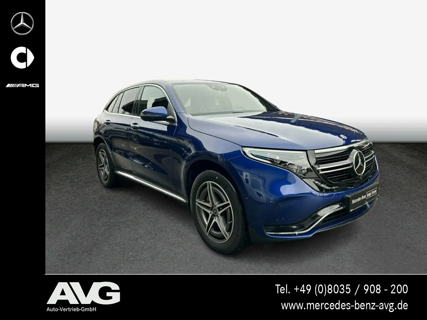 Mercedes-Benz EQC 400 EQC 400 4M AMG Keyless Multibeam 360°Burmester Blau - 2