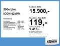 Fiat 500e Lim. ICON 42kWh Navi+KlimaA+AUT+SpurH Schwarz - thumbnail 4