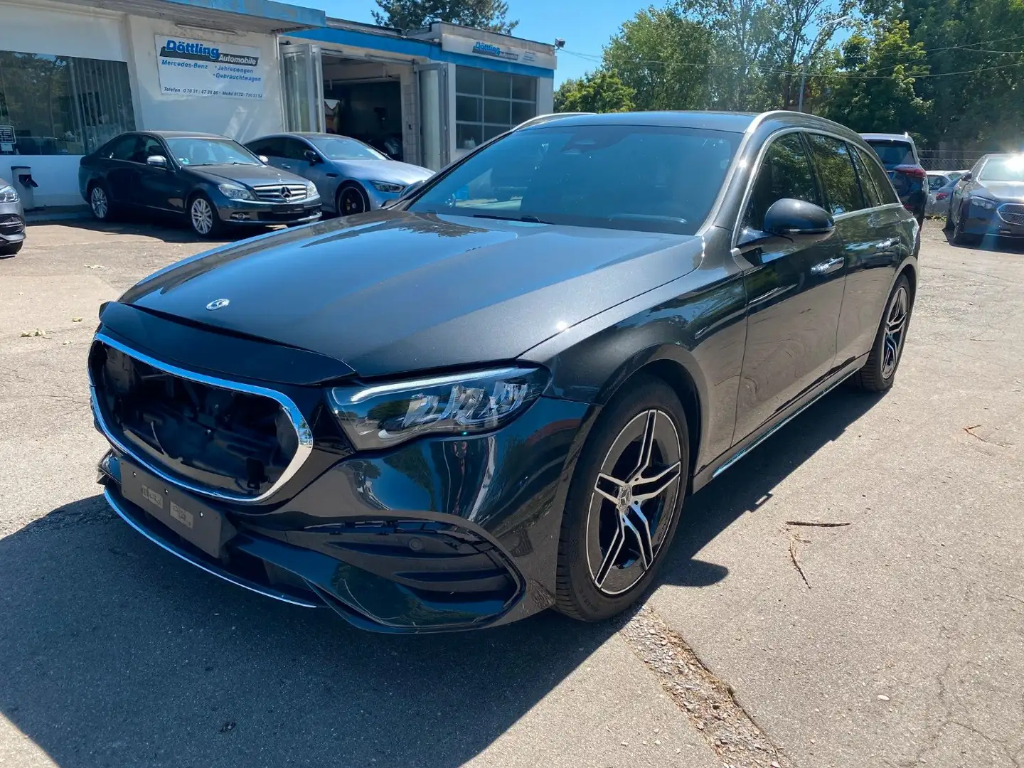 Mercedes-Benz E 300 T e *AMG Advanced/AHK/Airmatic/Distr/Burm* Grau - 1