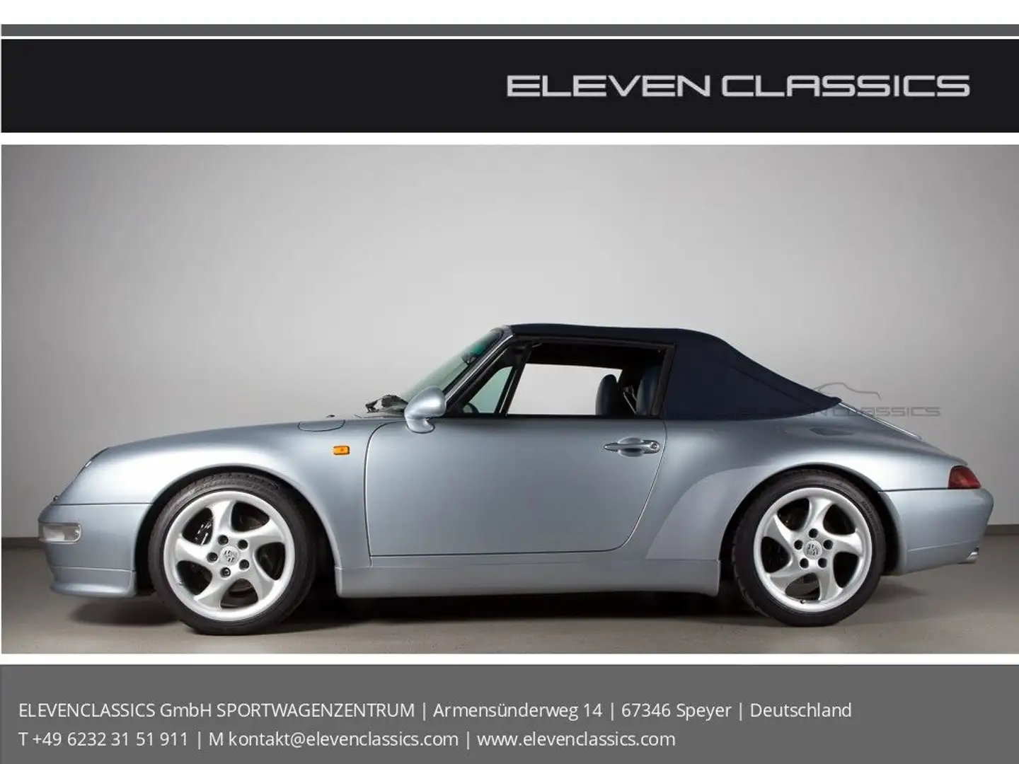 Porsche 993 Carrera Cabriolet *X51, Porsche Exklusiv* Silber - 1