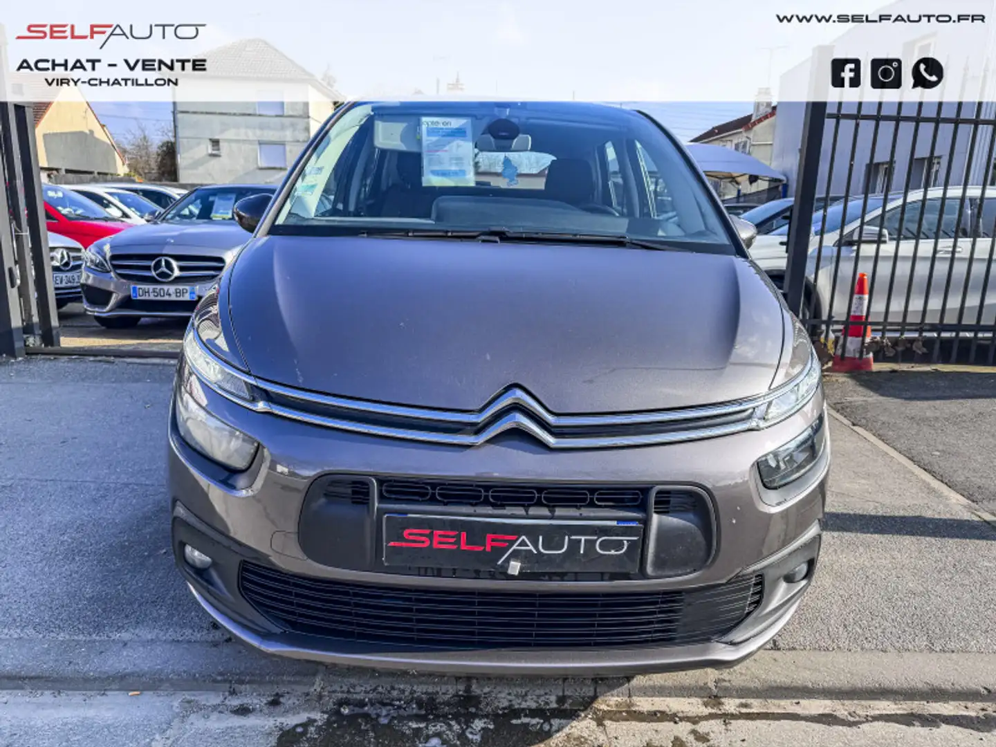 Citroen C4 Picasso BLUEHDI 120CH BUSINESS + S\u0026S EAT6 Gris - 2