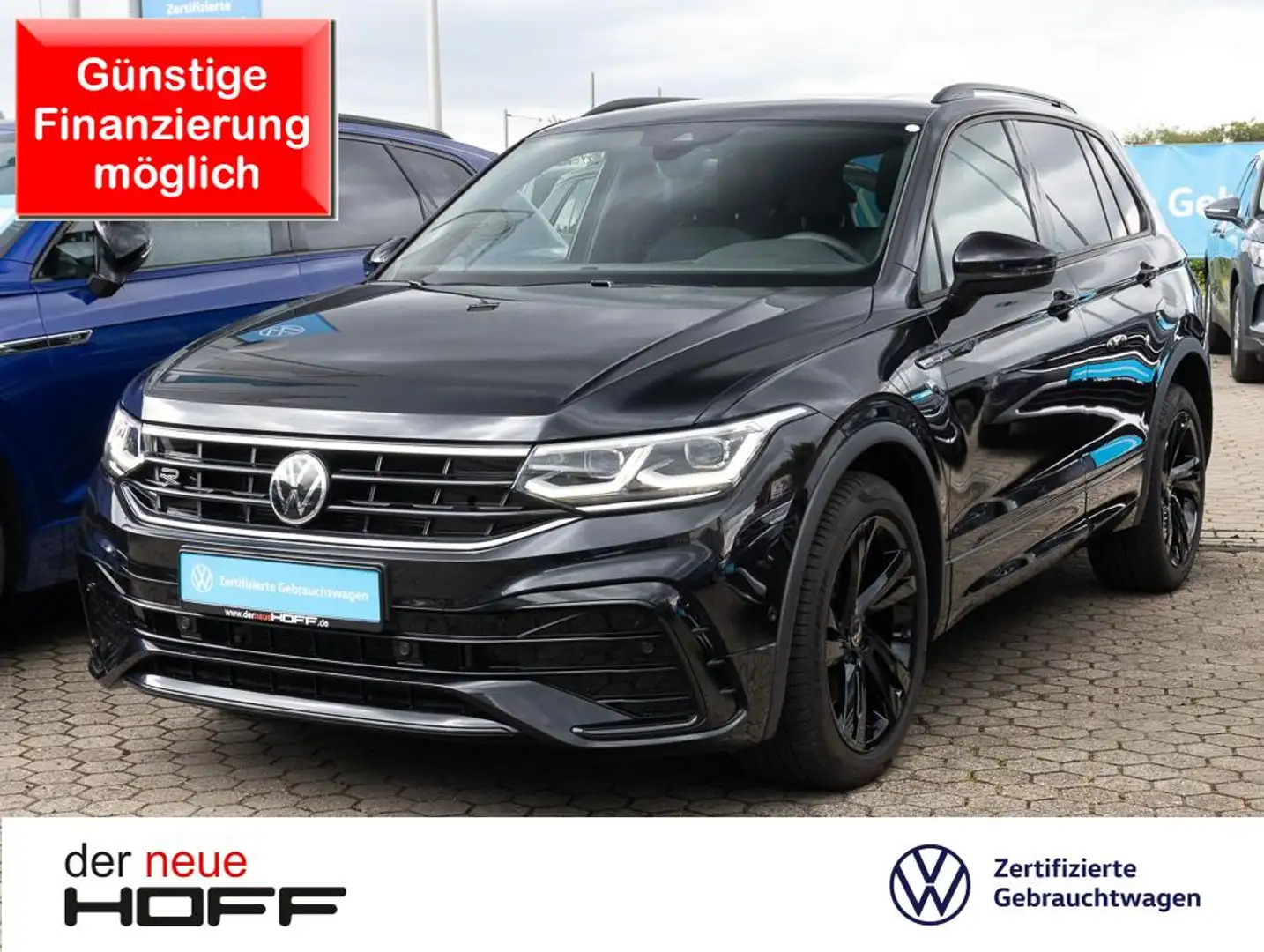 Volkswagen Tiguan 2.0 TSI DSG 4M R-Line AHK Pano Kamera Matrix Noir - 1
