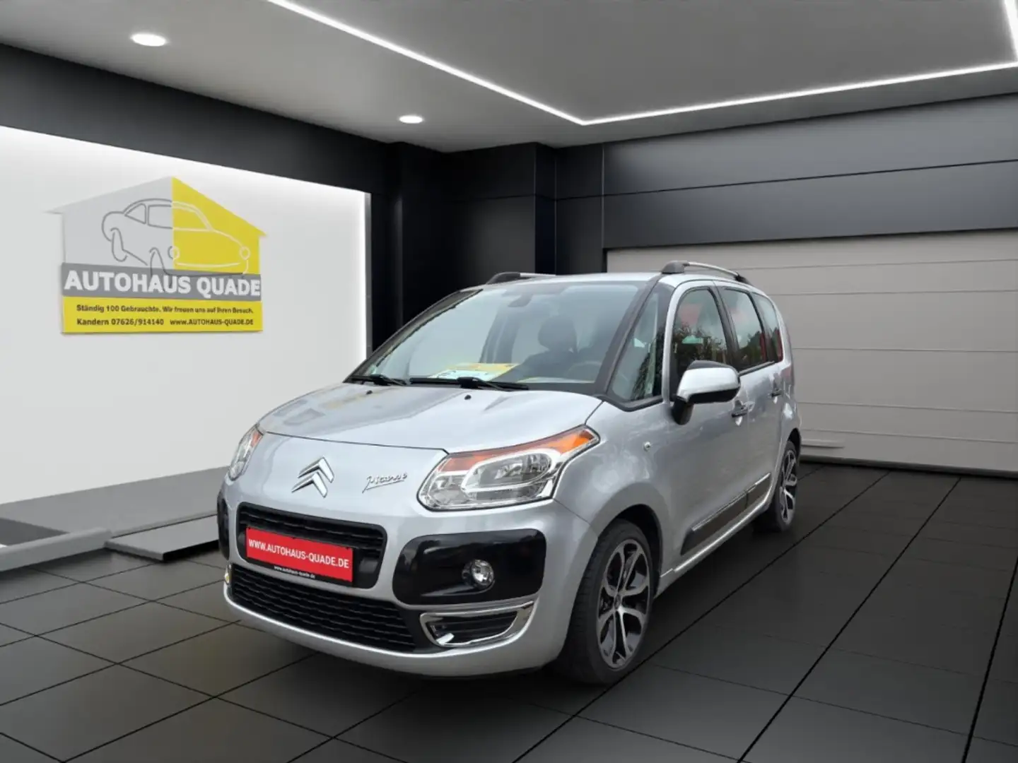 Citroen C3 Picasso Exclusive 1.6 VTi 120 Mehrzonenklima Temp Tel.-Vor Grau - 1