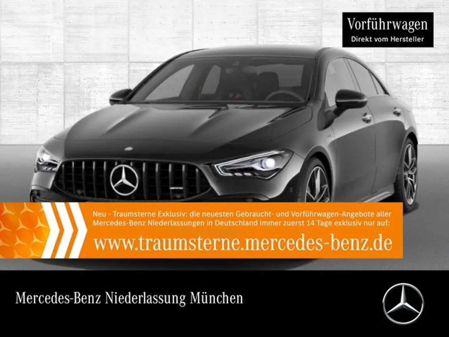 Mercedes-Benz CLA 35 AMG AMG Cp. LED Night Kamera Spurhalt-Ass Totwinkel Schwarz - 1