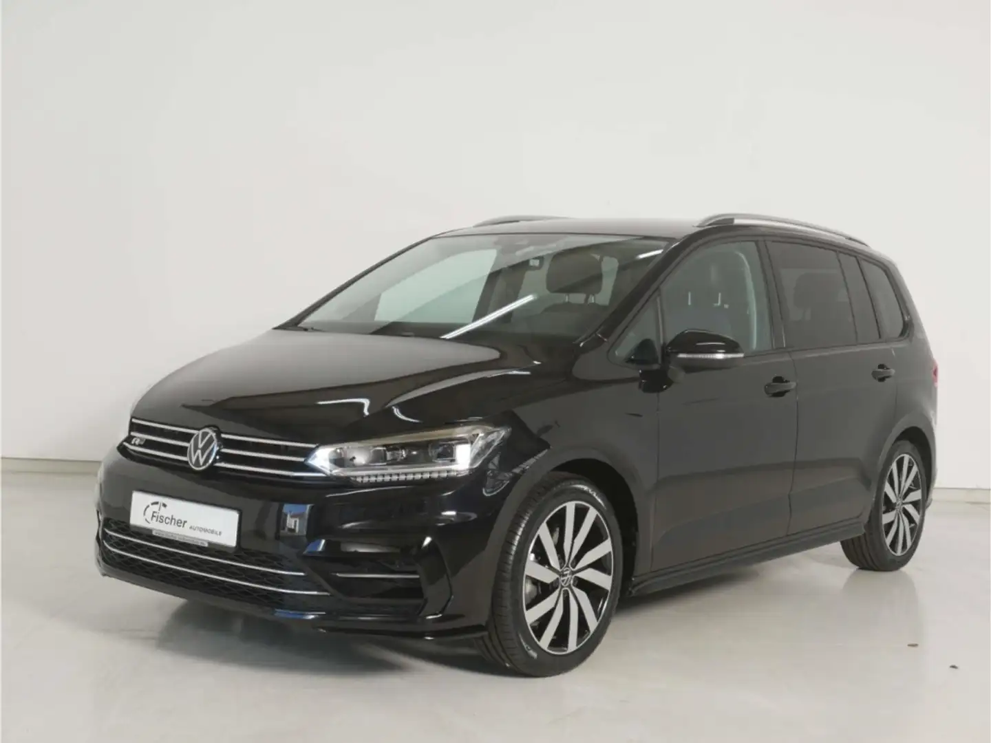 Volkswagen Touran 1.5 TSI R-Line DSG 7-Sitze/AHK/NAV/LED/SH Schwarz - 2