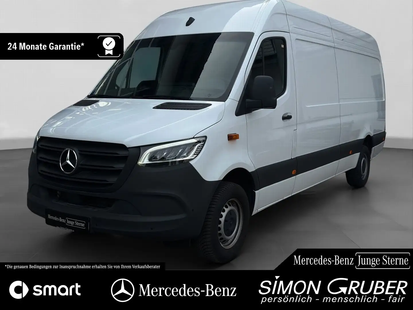 Mercedes-Benz Sprinter 317 hoch lang L3H2 Pro LED Cam facelift Weiß - 1