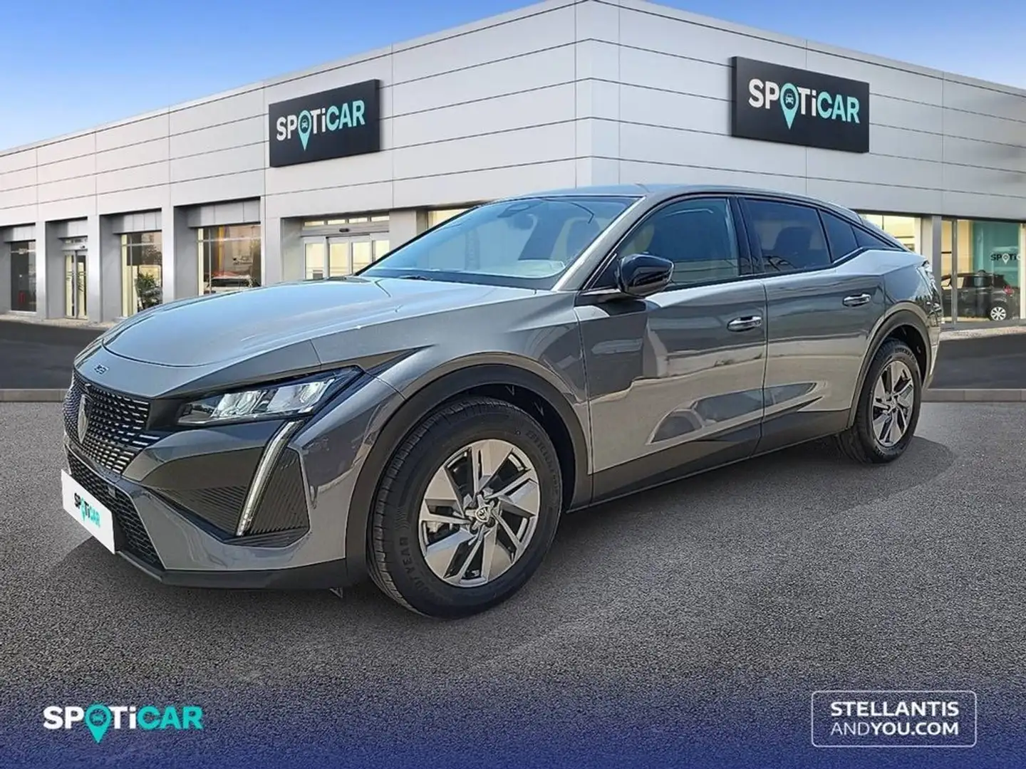 Peugeot 408 Hybrid Allure e-DCS6 145 Gris - 1