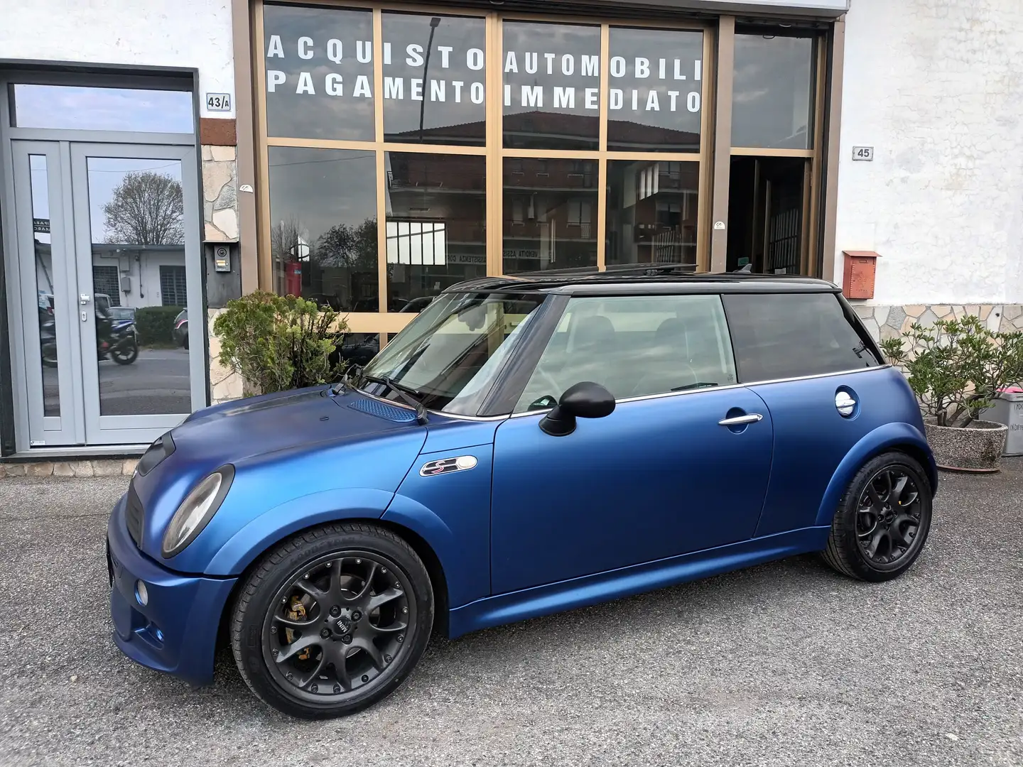 MINI Cooper S 1.6 170cv Park Lane/PELLE/17"/TAGLIANDATA Modrá - 1