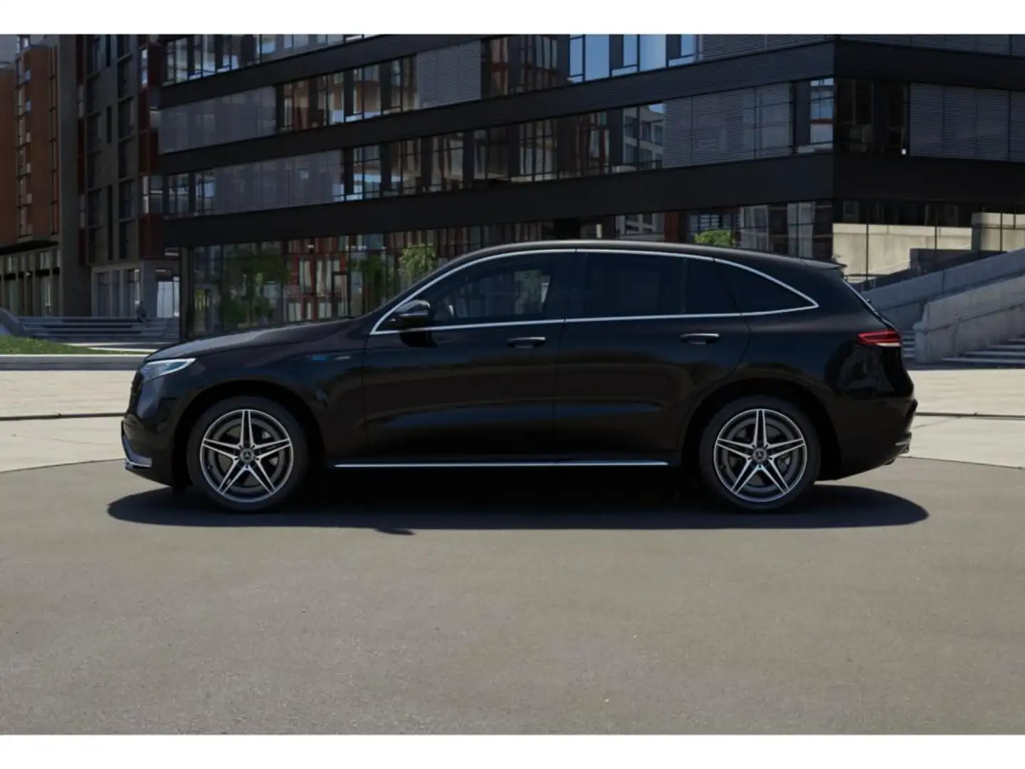 Mercedes-Benz EQC 400 4M AMG Line 360°+MBUX+AHK+Sitzhzg+19 Schwarz - 2